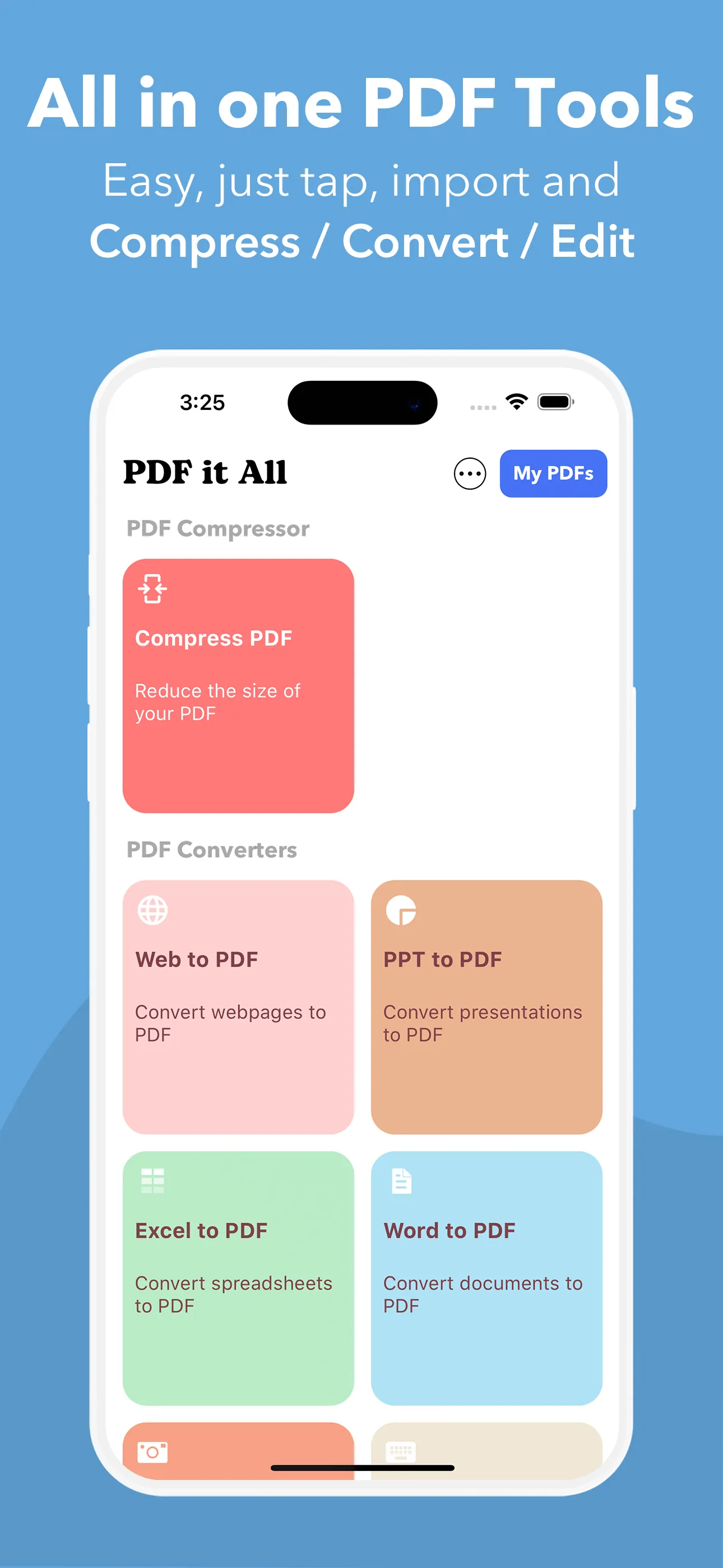 PDF it All Document Converter iphone screenshot 1