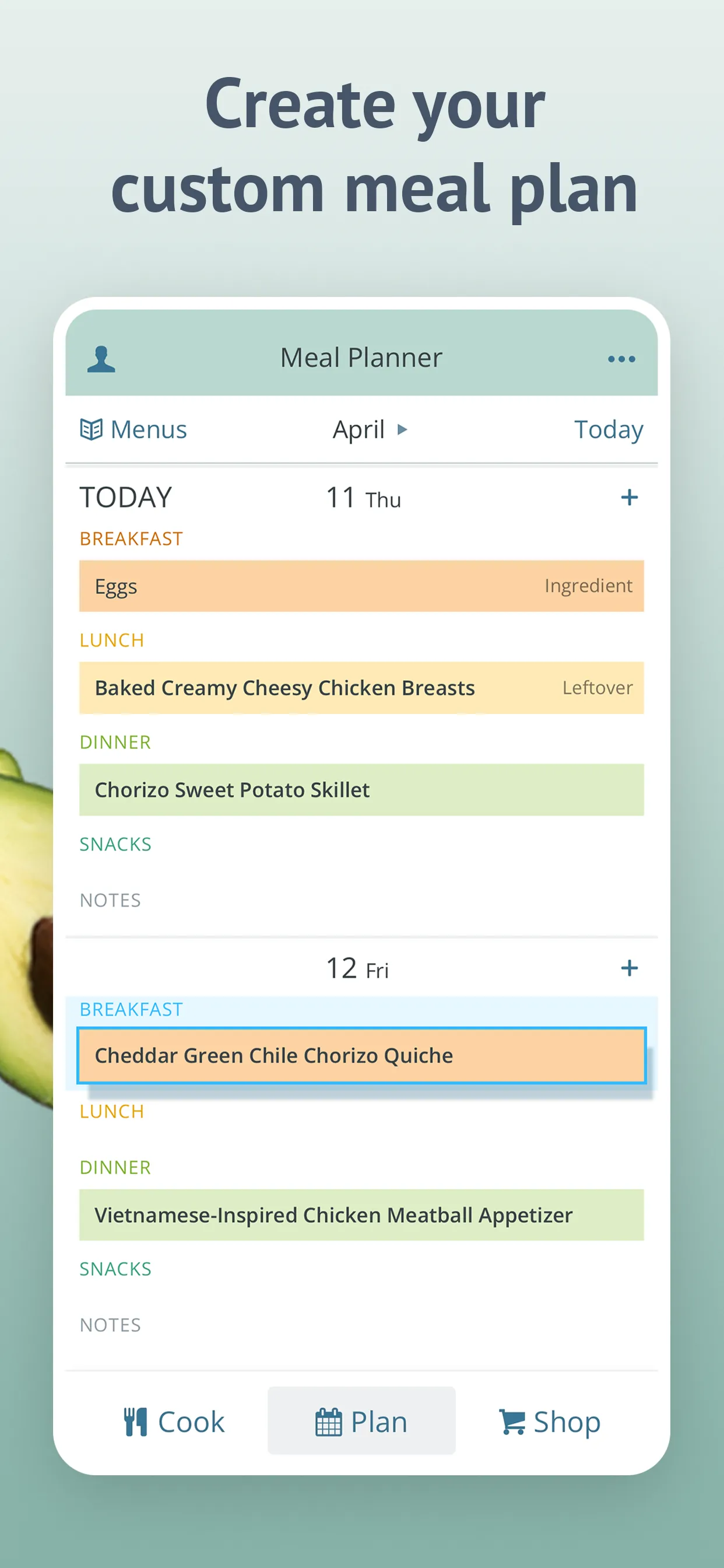 Plan to Eat iphone screenshot 3