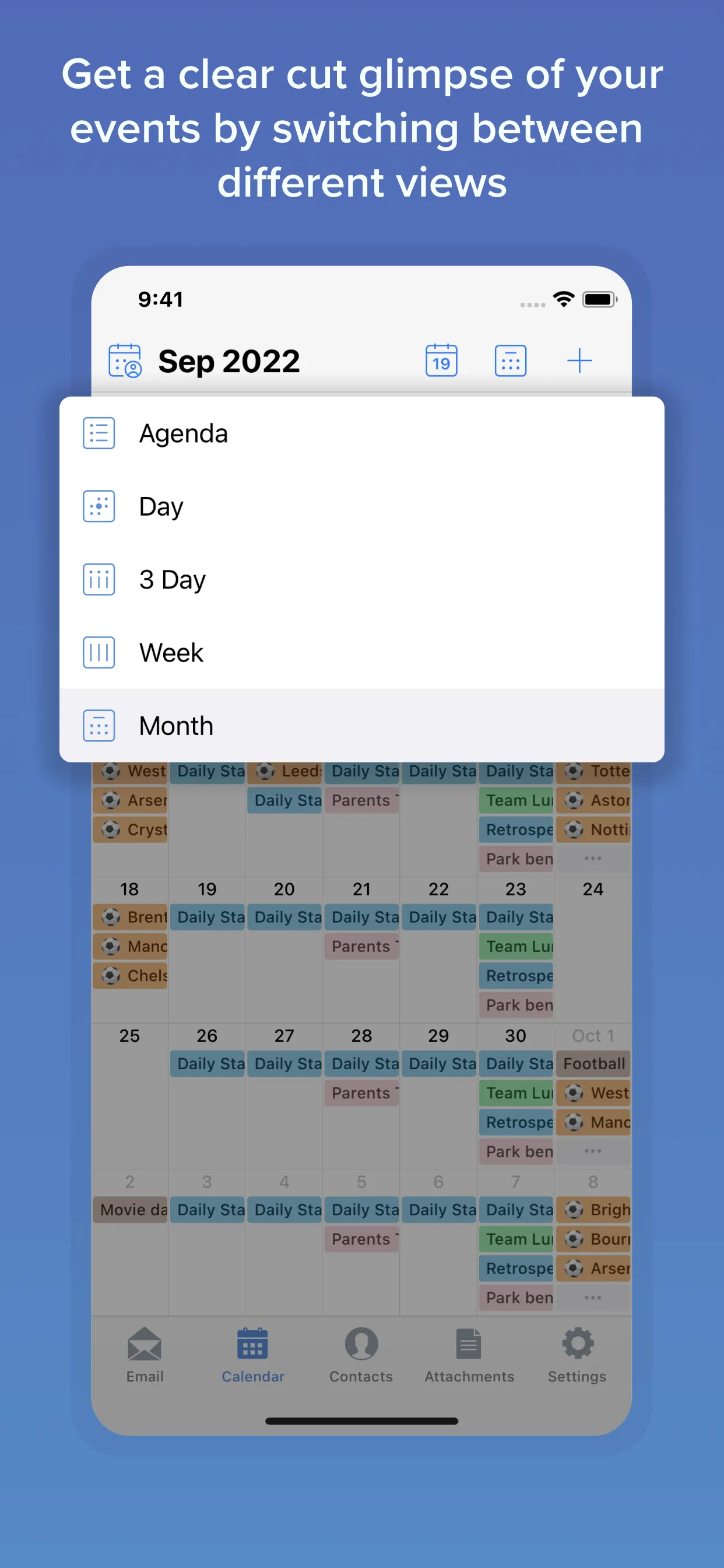 Zoho Mail - Email and Calendar iphone screenshot 4