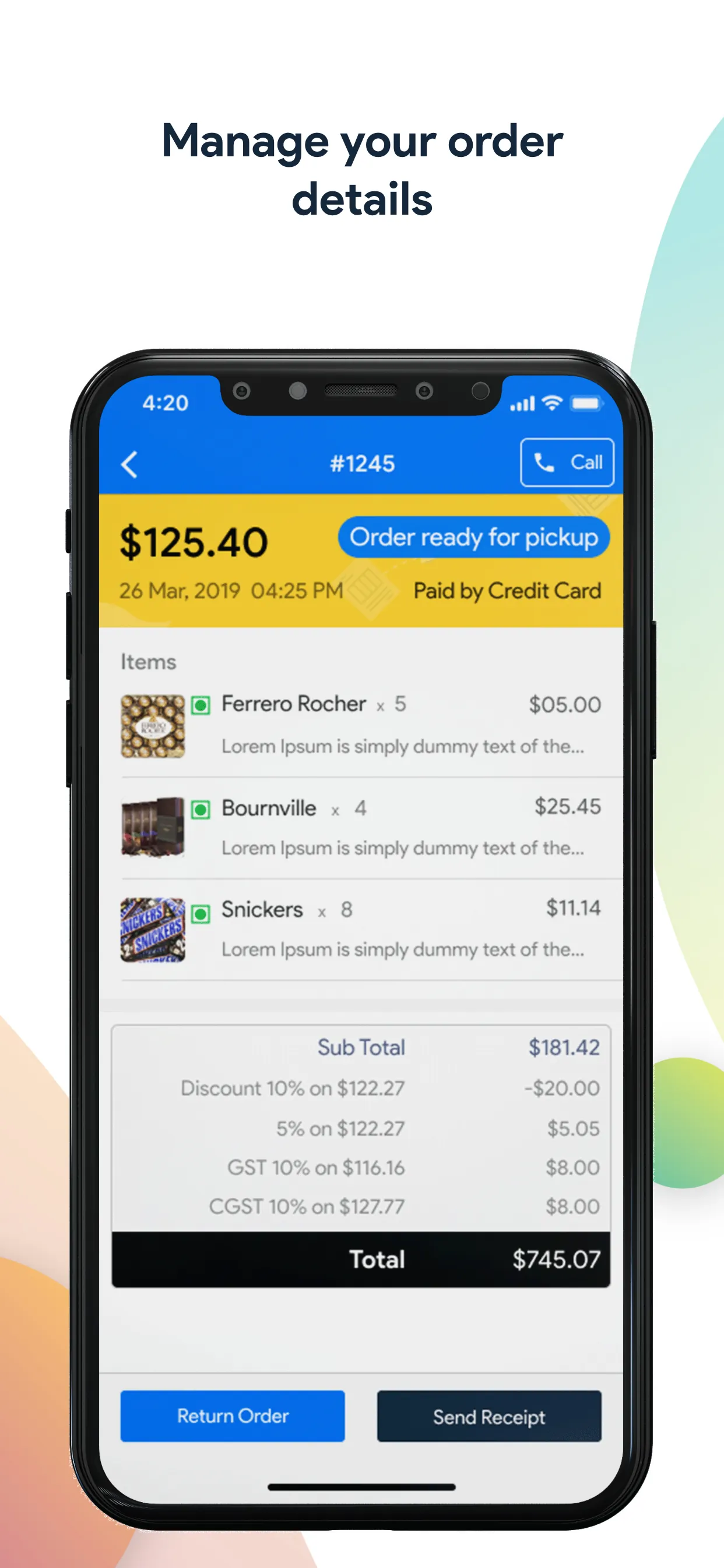 Moon POS System: Point of Sale iphone screenshot 4