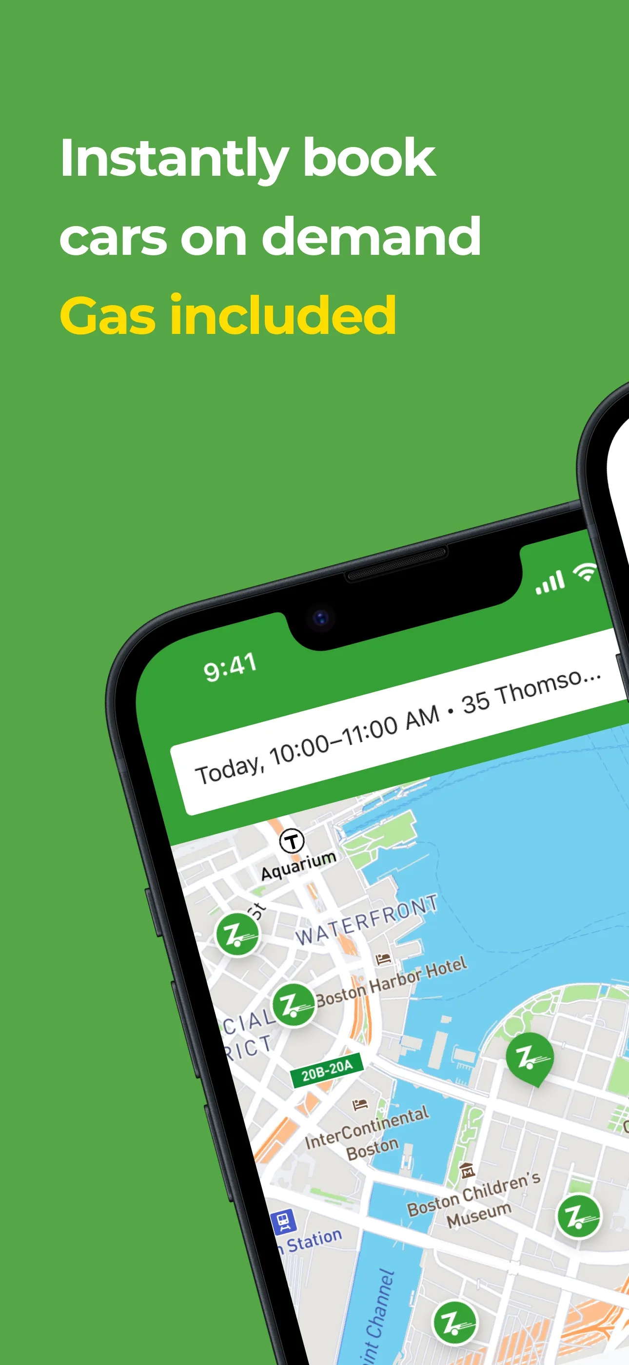 Zipcar: cars on-demand iphone screenshot 1
