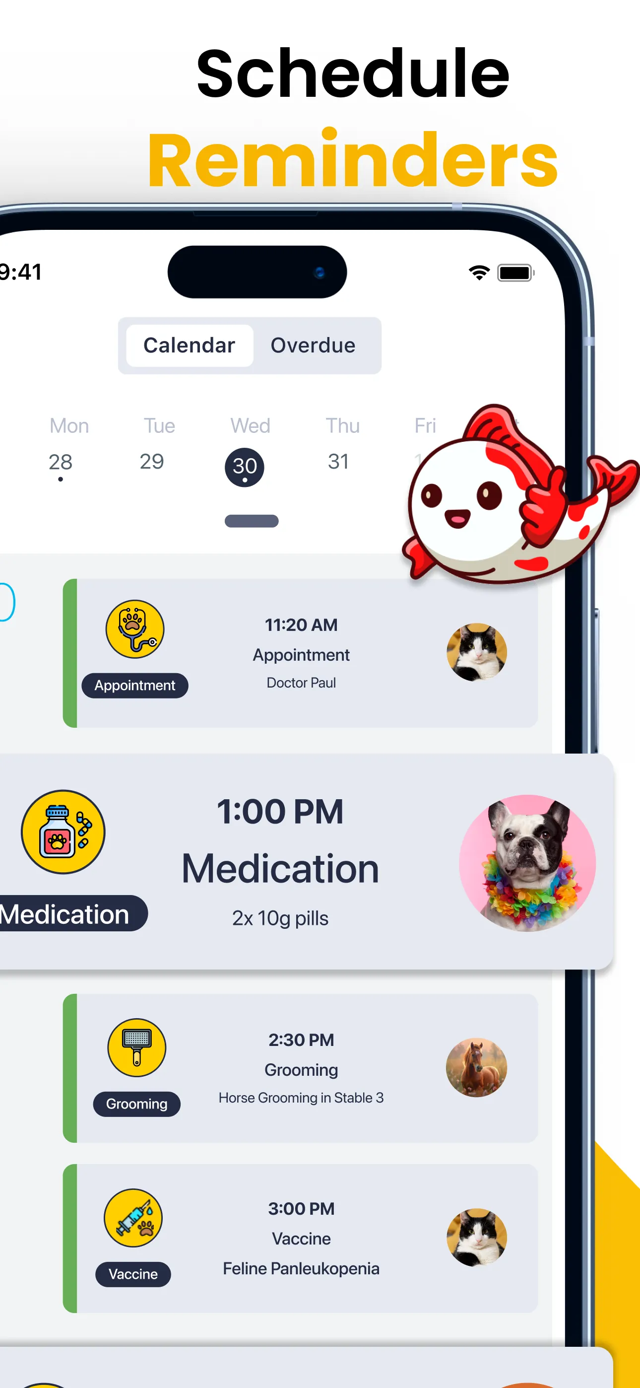 Pet Care Tracker Dog Cat Log iphone screenshot 2