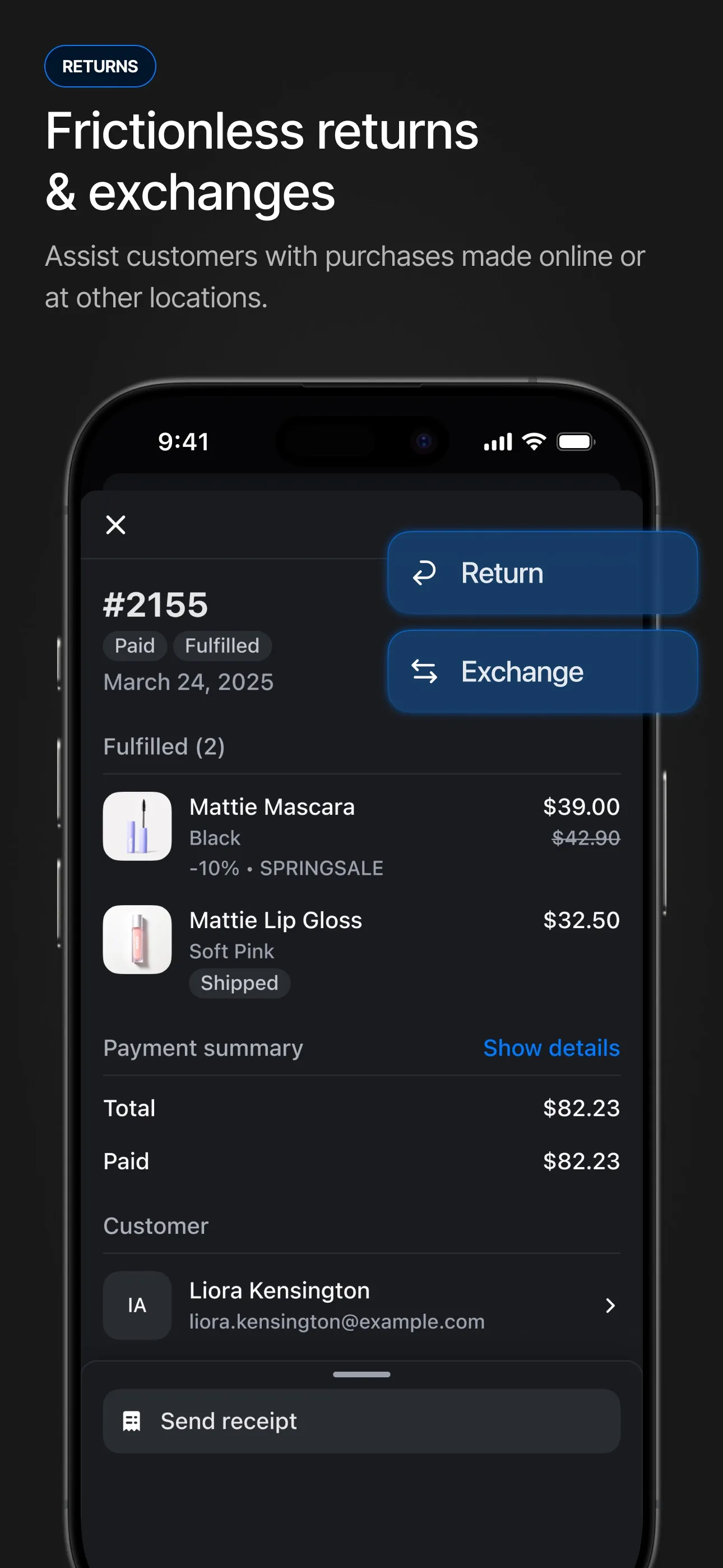 Shopify Point of Sale (POS) iphone screenshot 3
