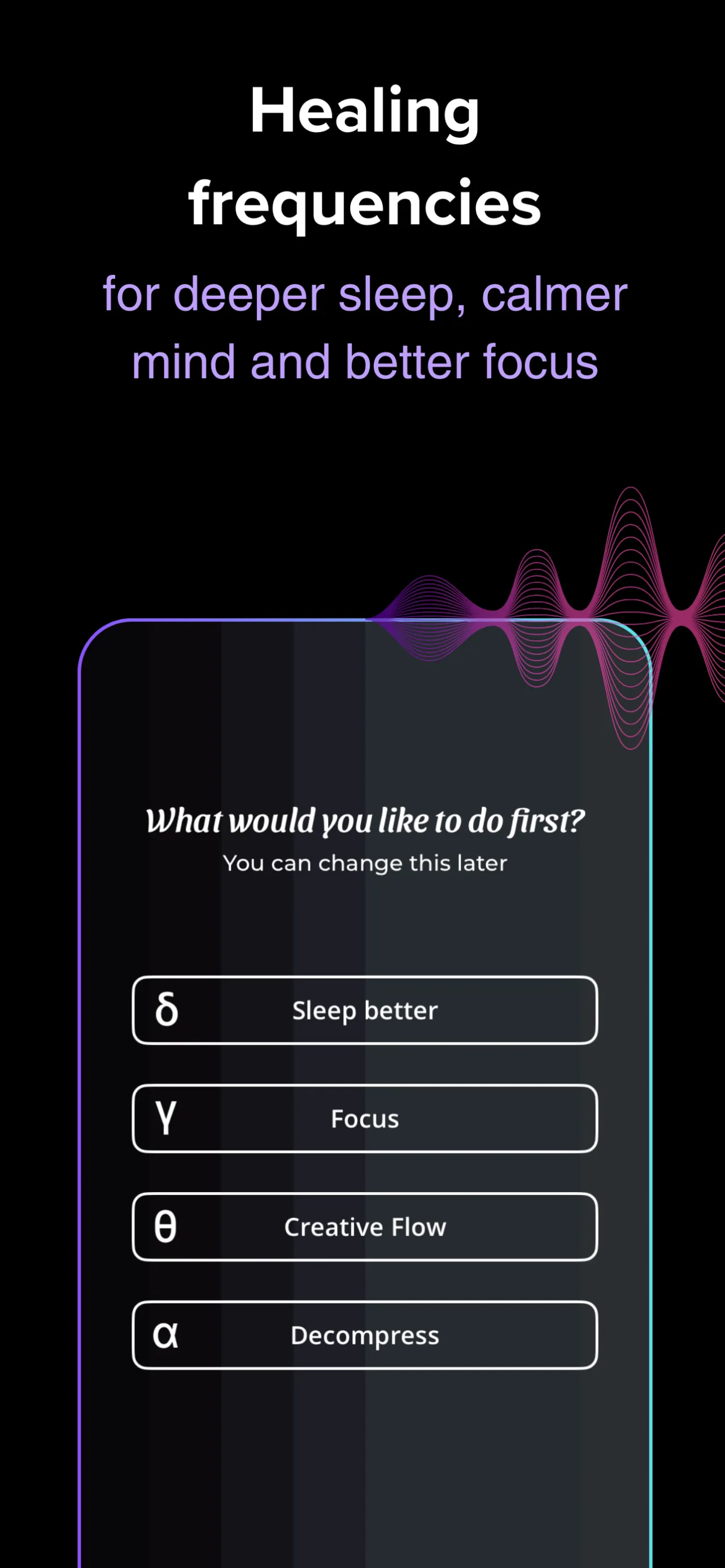 Binaural Beats: Healing sounds iphone screenshot 5