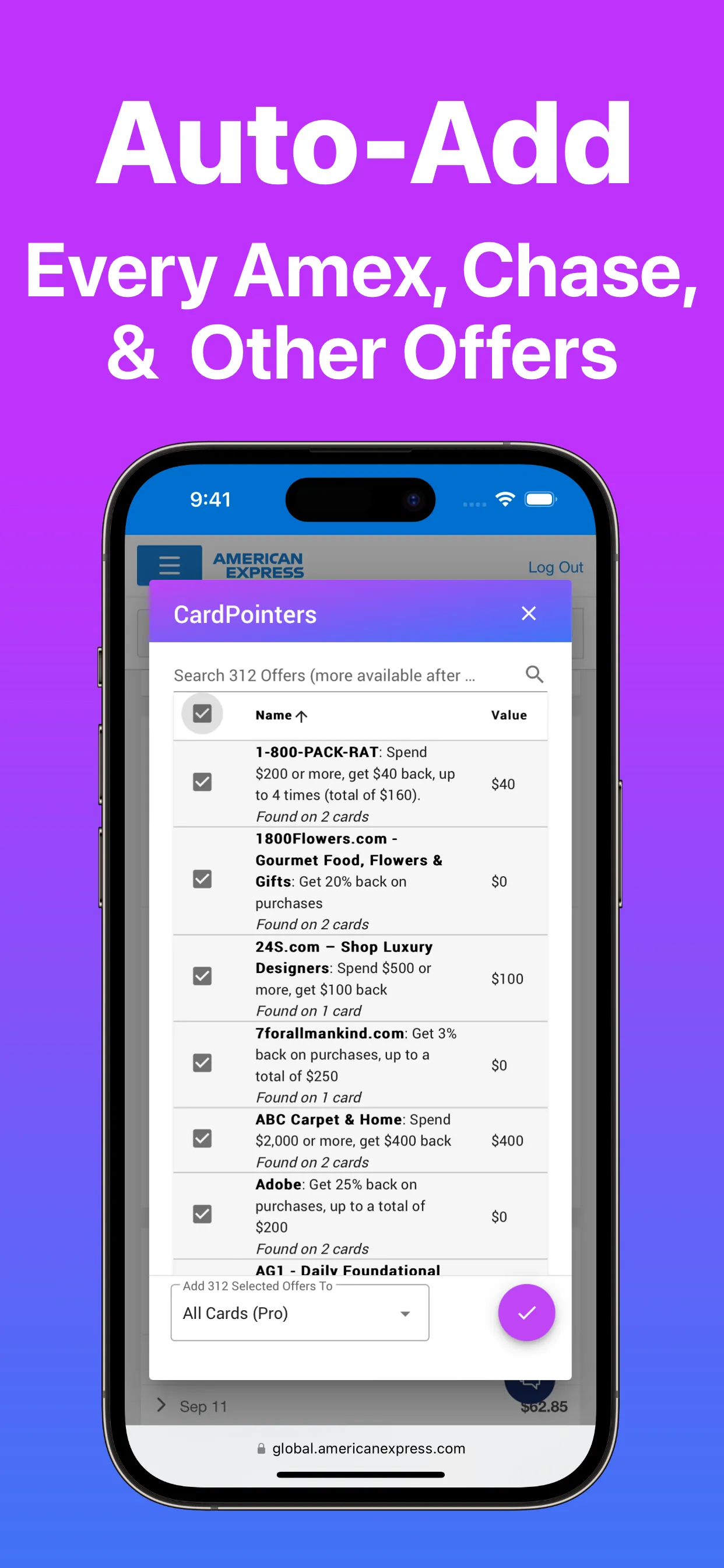 CardPointers for Credit Cards iphone screenshot 6