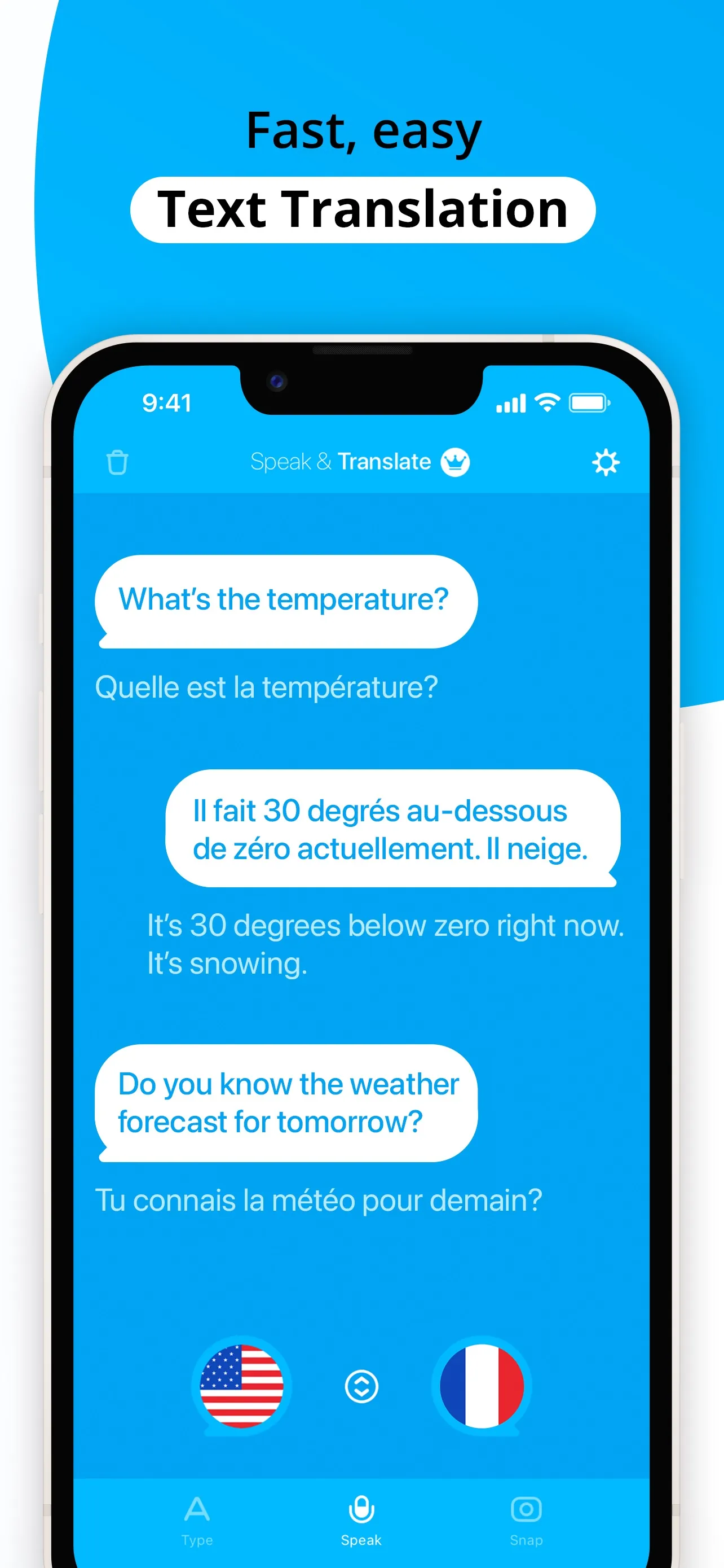 Speak & Translate - Translator iphone screenshot 5