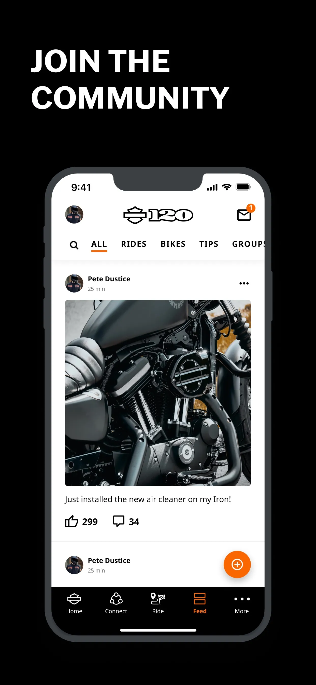 Harley-Davidson iphone screenshot 2