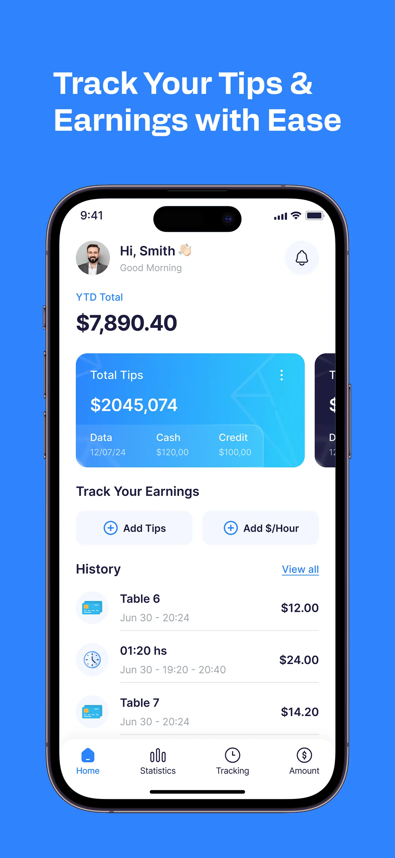 My Coins - your tips tracker! iphone screenshot 1