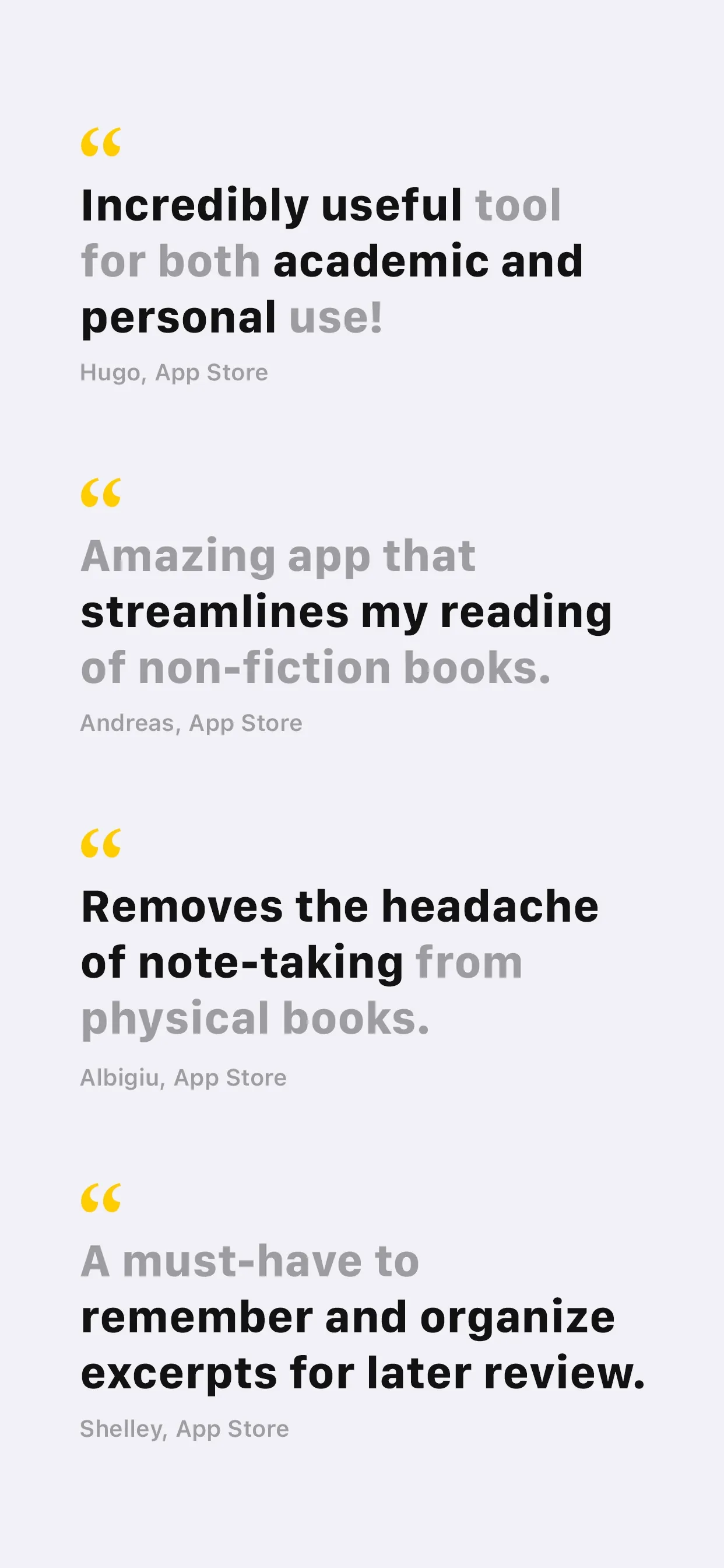 Highlighted: Book Highlights iphone screenshot 3