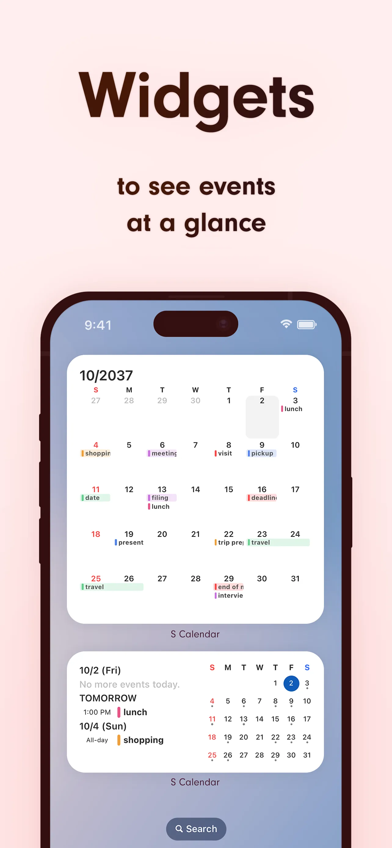 Simple Calendar: ToDo Planner iphone screenshot 4