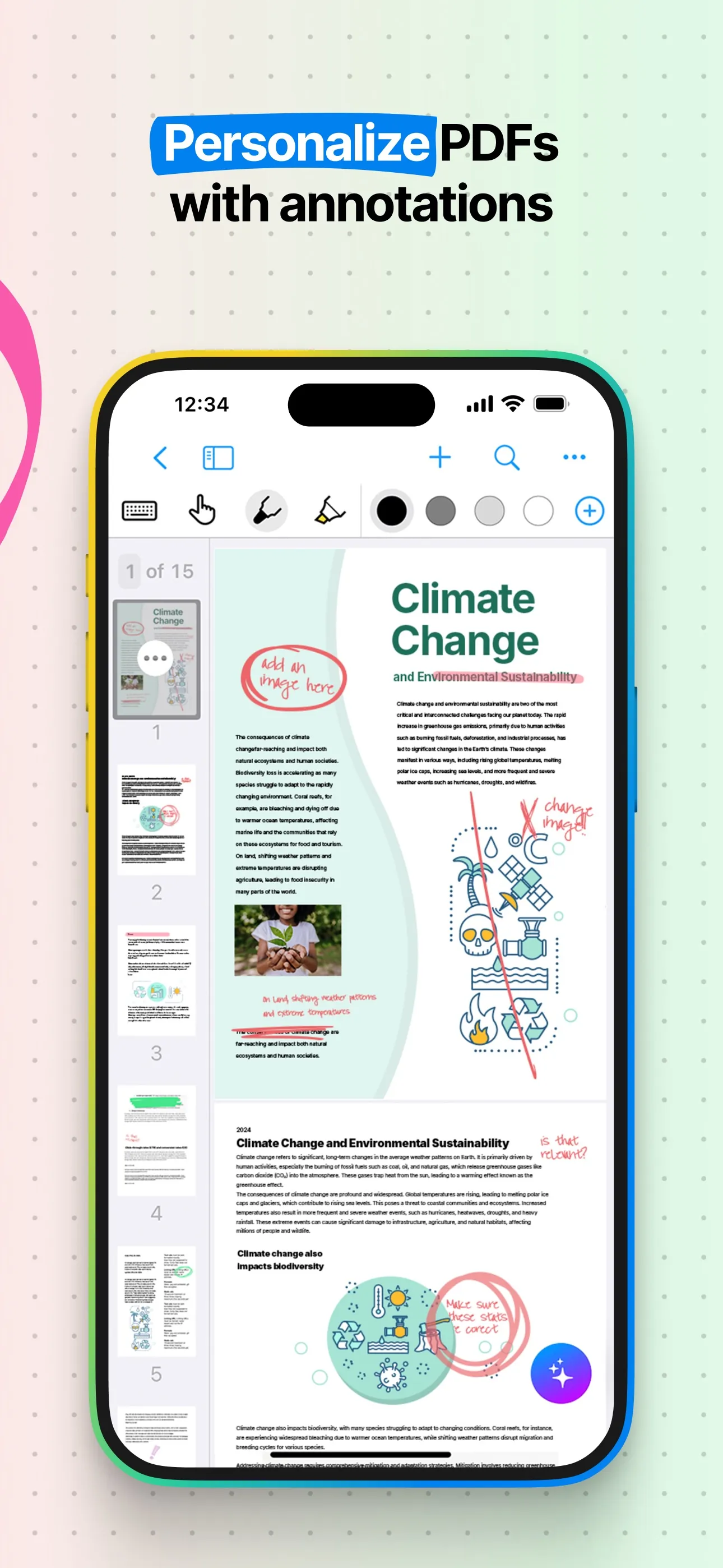 Nebo: Note Taking for Students iphone screenshot 5