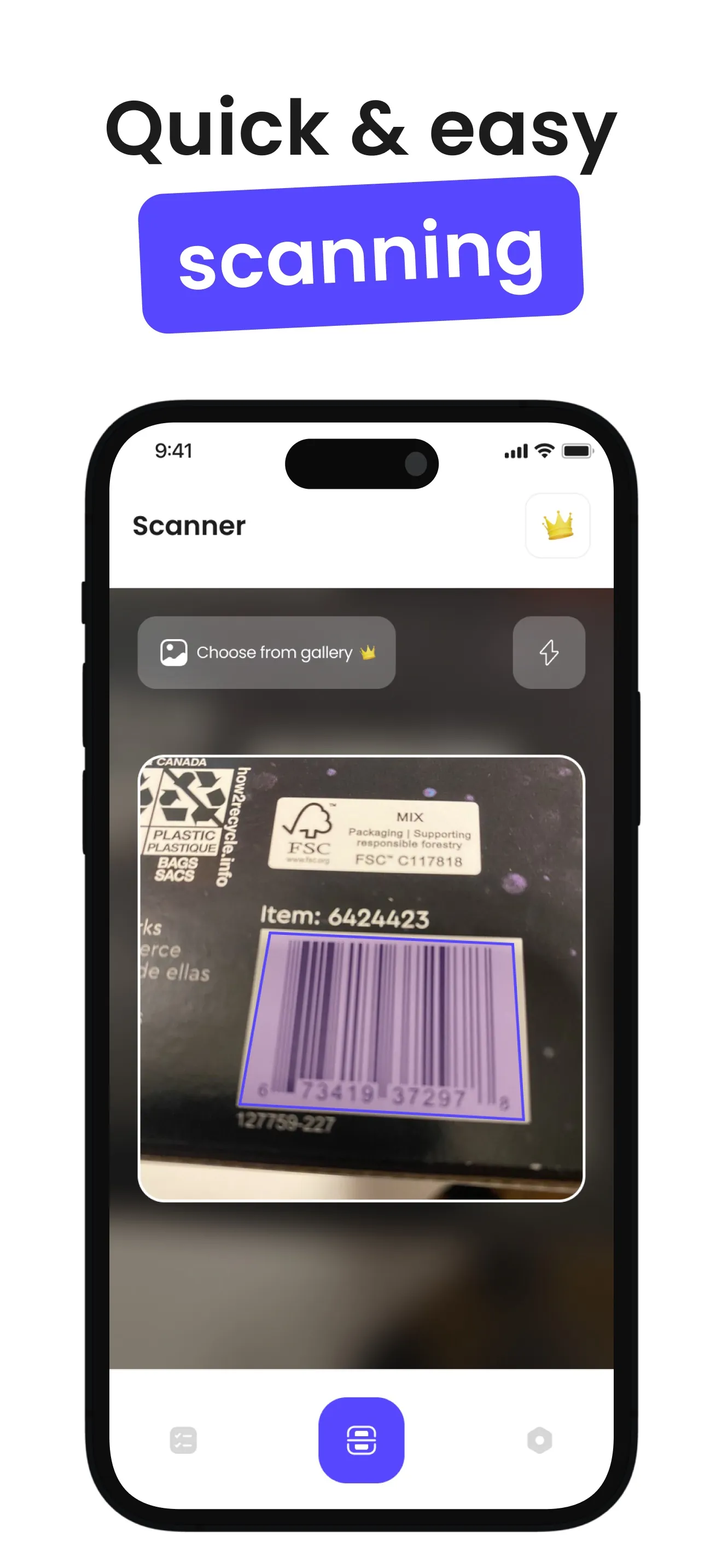 Barcode Scanner - App iphone screenshot 2