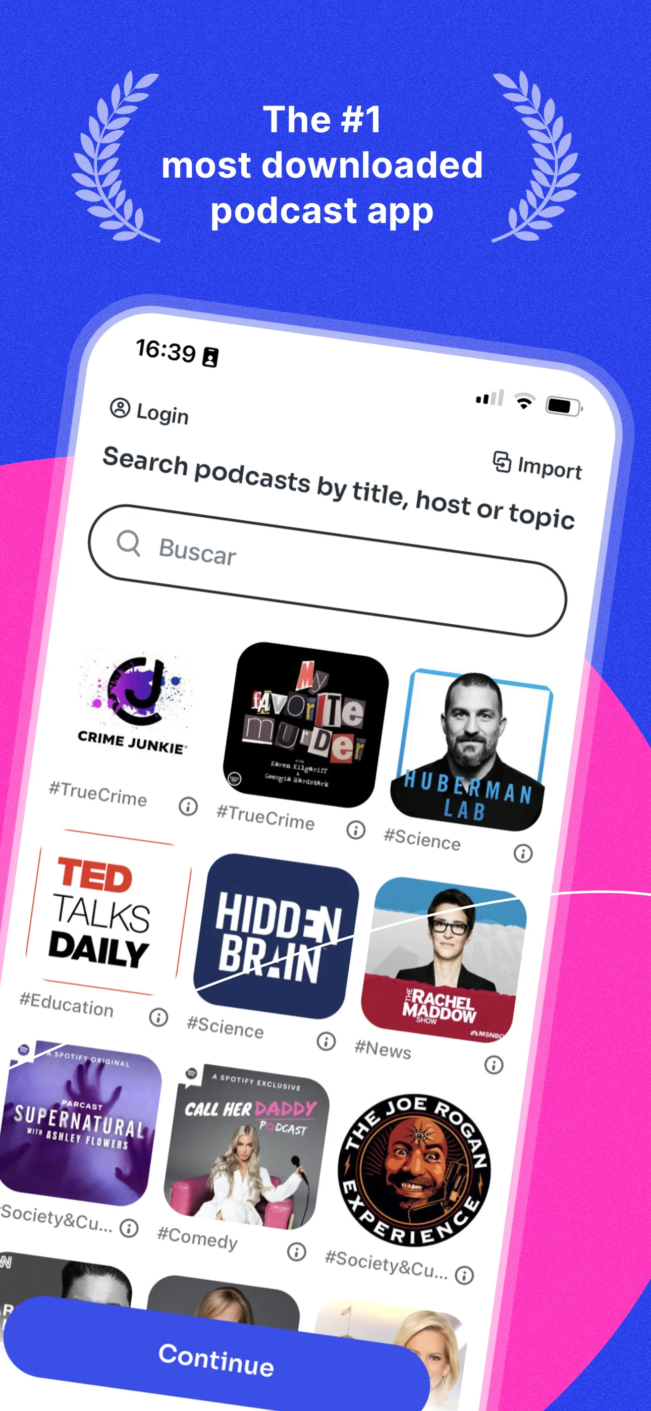 Podcast App iphone screenshot 3
