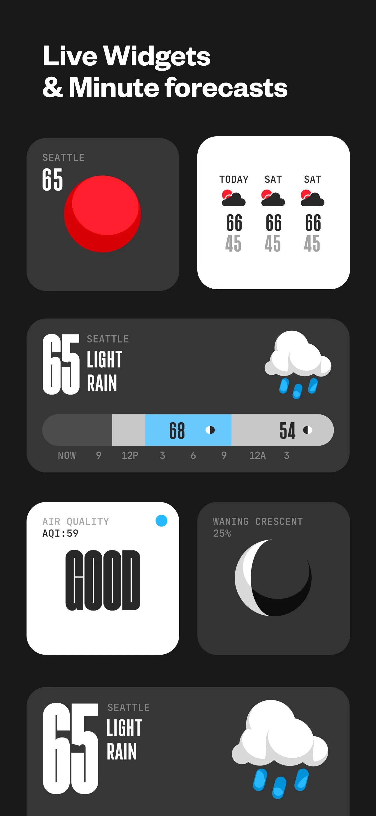 (Not Boring) Weather iphone screenshot 3