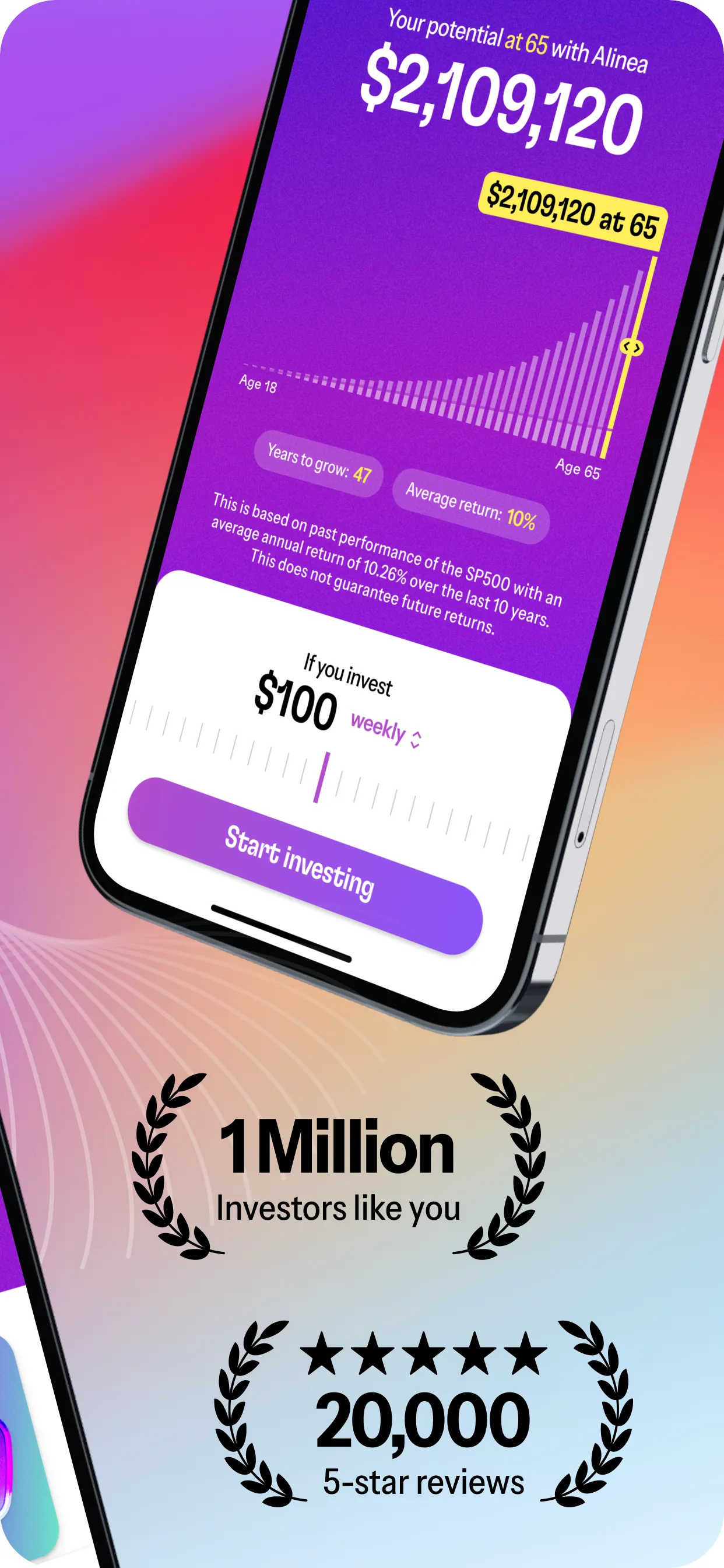 Alinea: Personalized Investing iphone screenshot 2