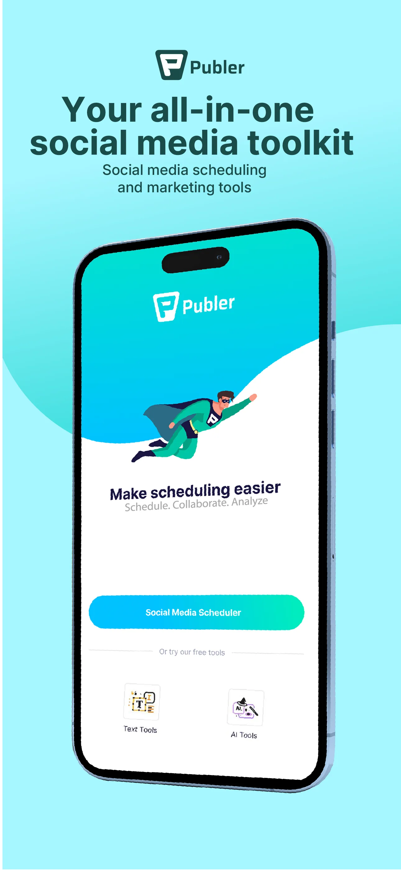 Publer: Social Media Tools iphone screenshot 1