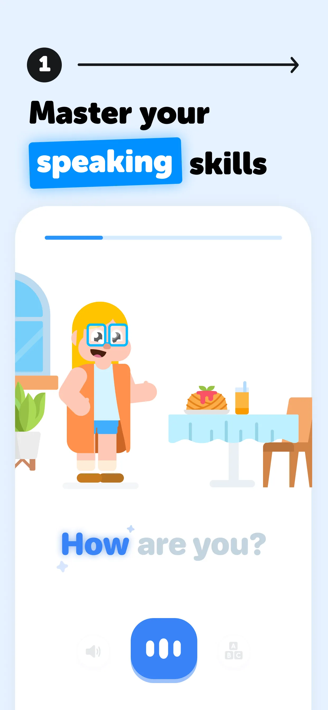 Falou - Fast language learning iphone screenshot 2