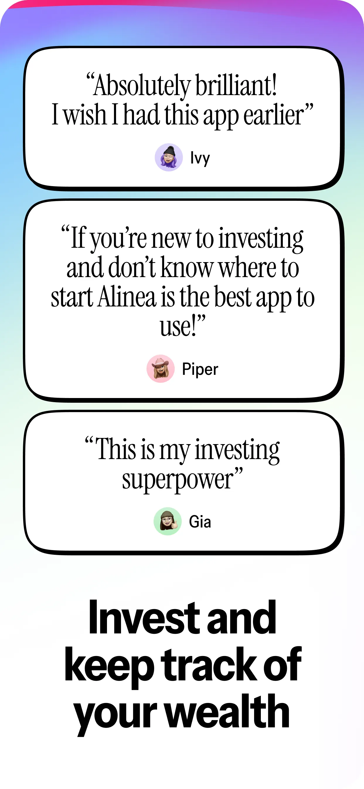 Alinea: Personalized Investing iphone screenshot 6