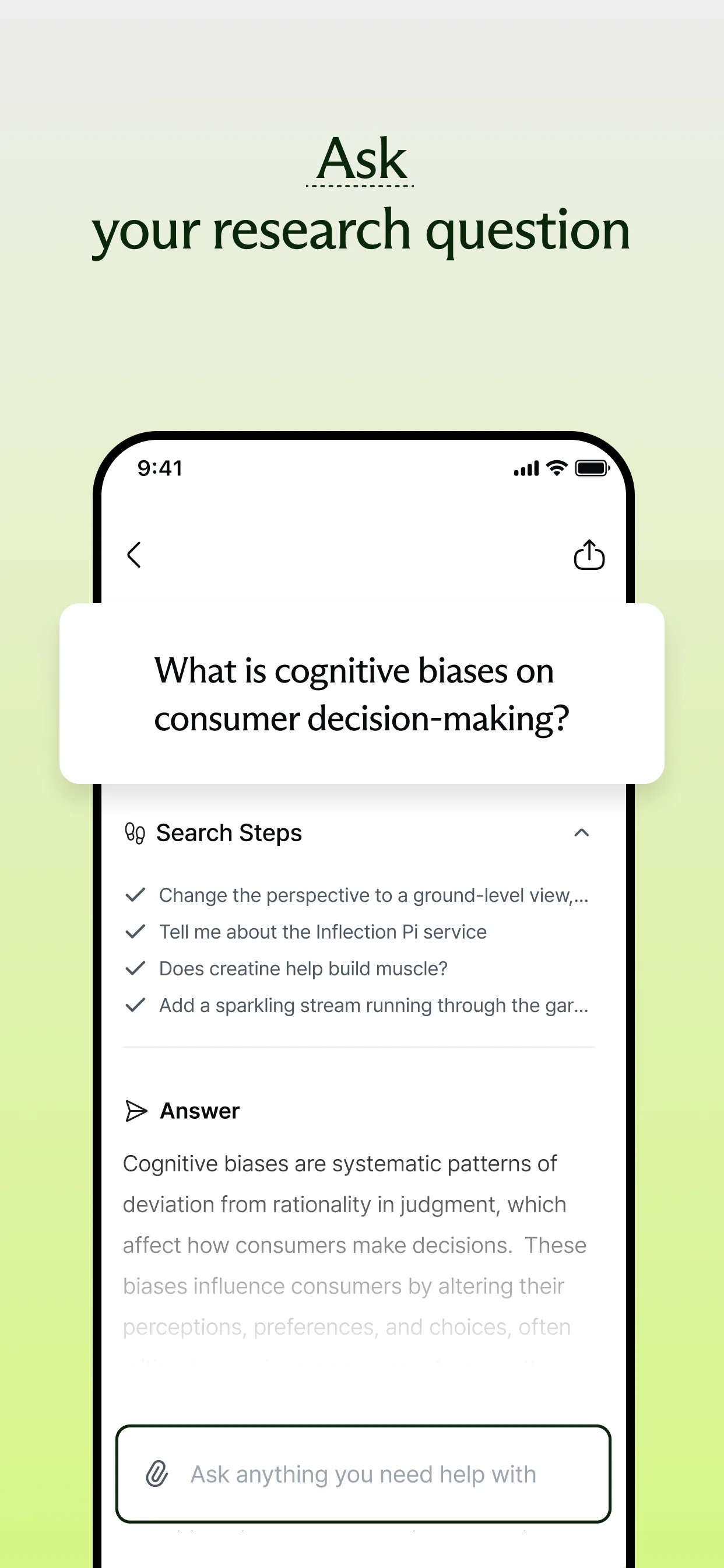 Liner - AI Search with Sources iphone screenshot 2