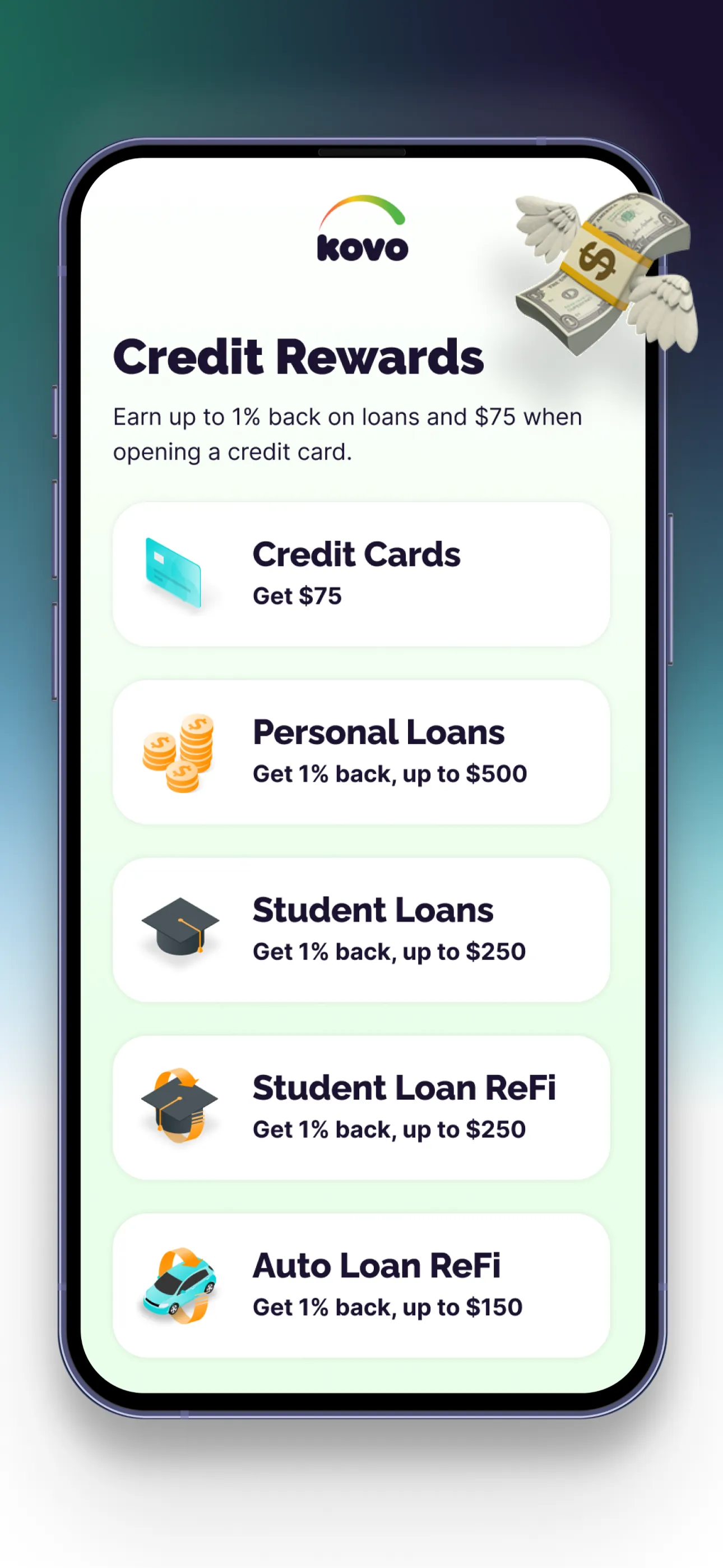 Kovo Credit Builder + Rewards iphone screenshot 9