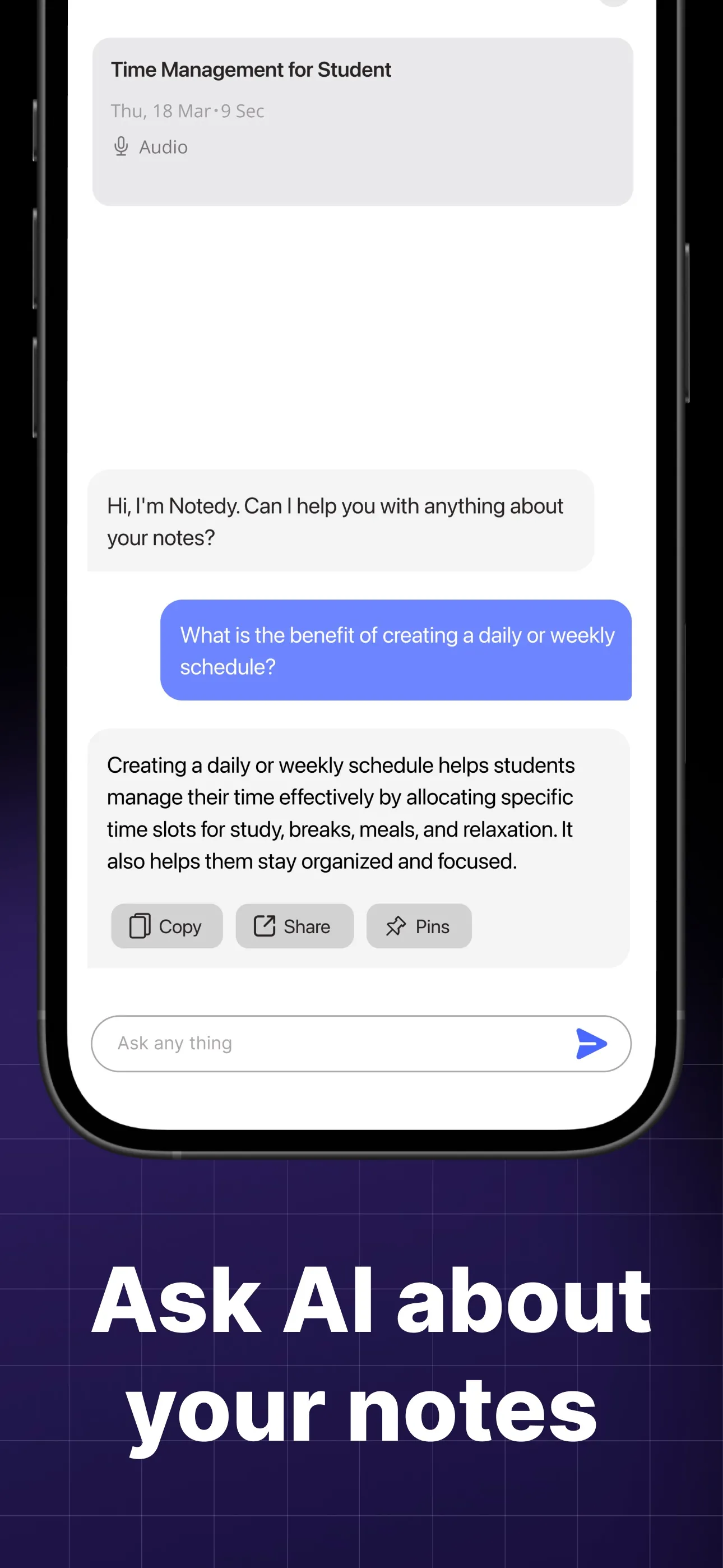 AI Smart Note Taker - Notedy iphone screenshot 7