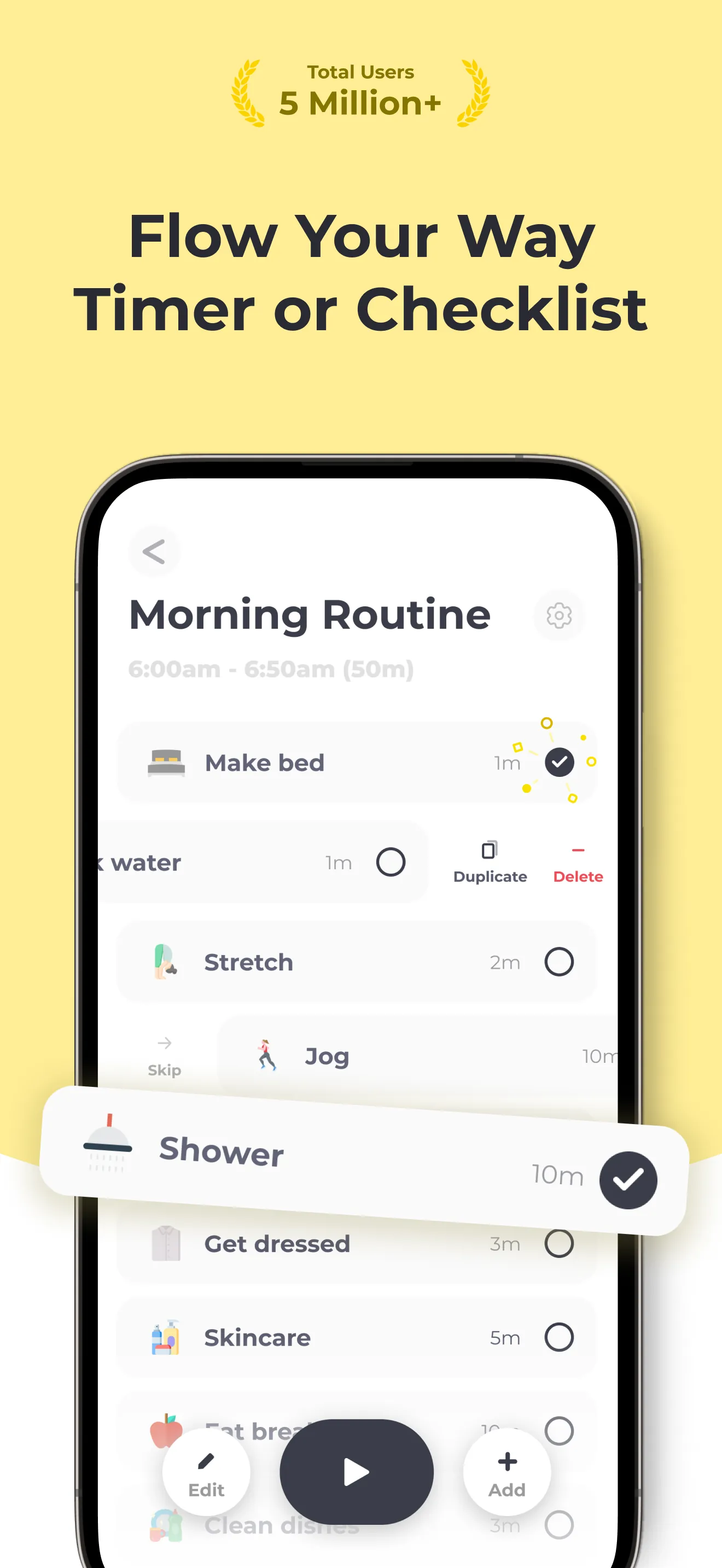 Routine Planner, Habit Tracker iphone screenshot 3