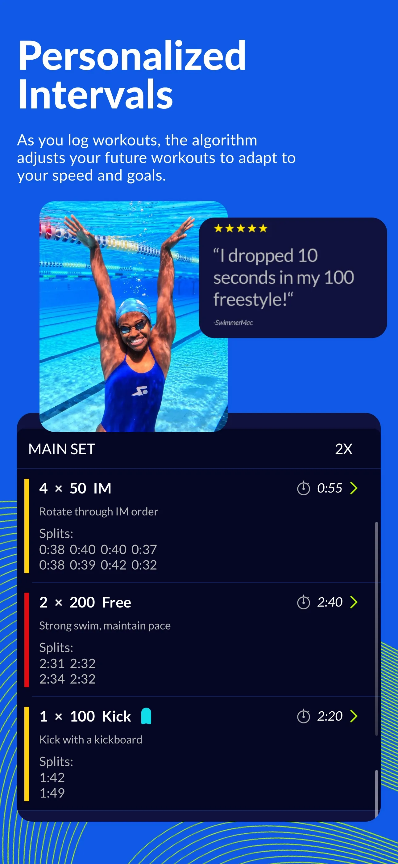 MySwimPro: #1 Swim Workout App iphone screenshot 8