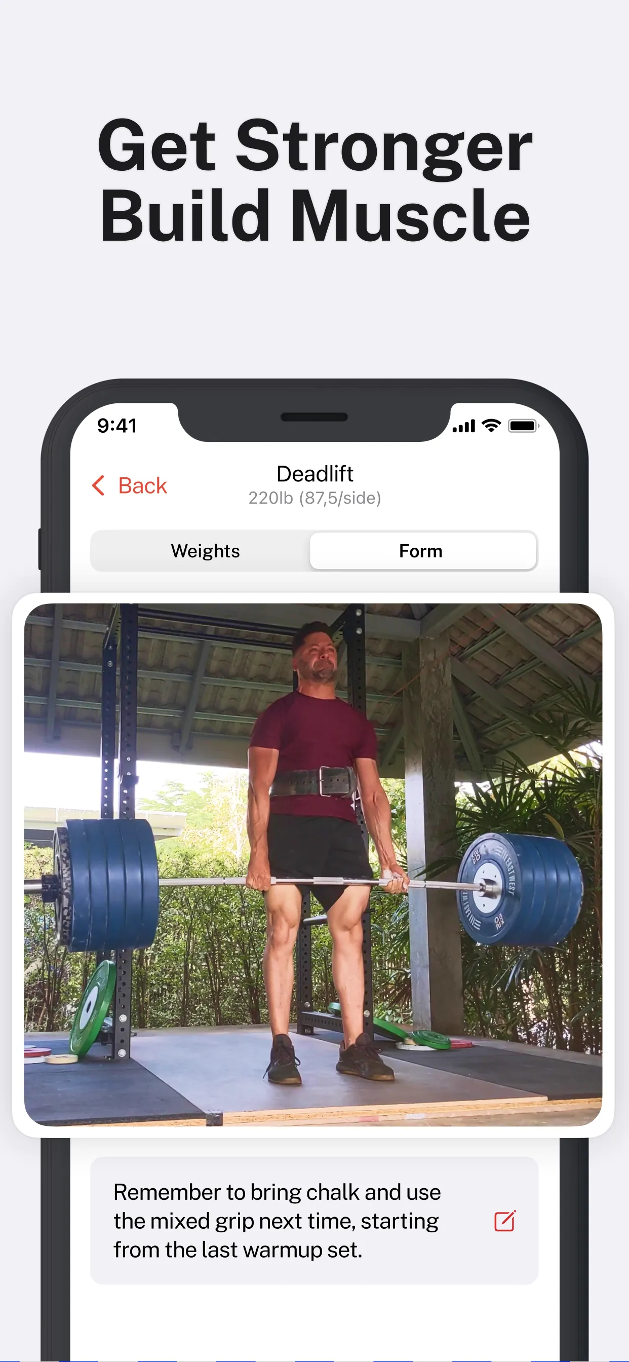 StrongLifts Weight Lifting Log iphone screenshot 2