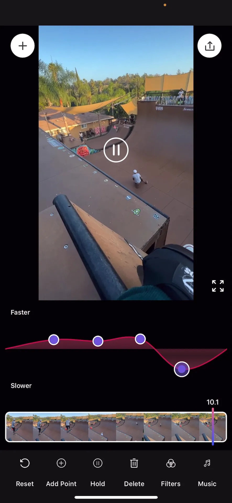 Slow Motion Video Maker Editor iphone screenshot 1