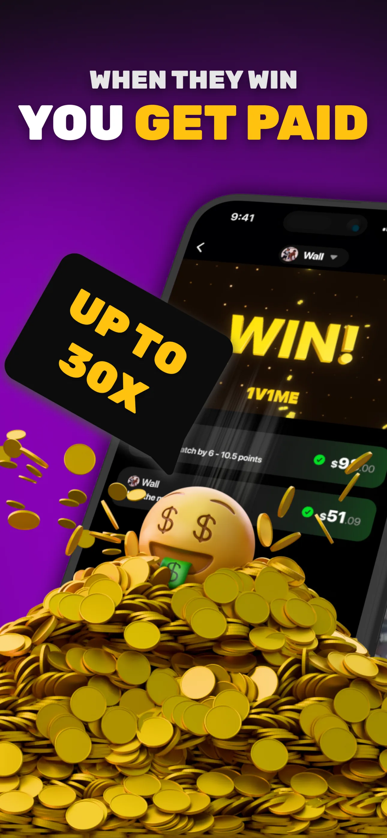 1v1Me - Esports Staking iphone screenshot 3