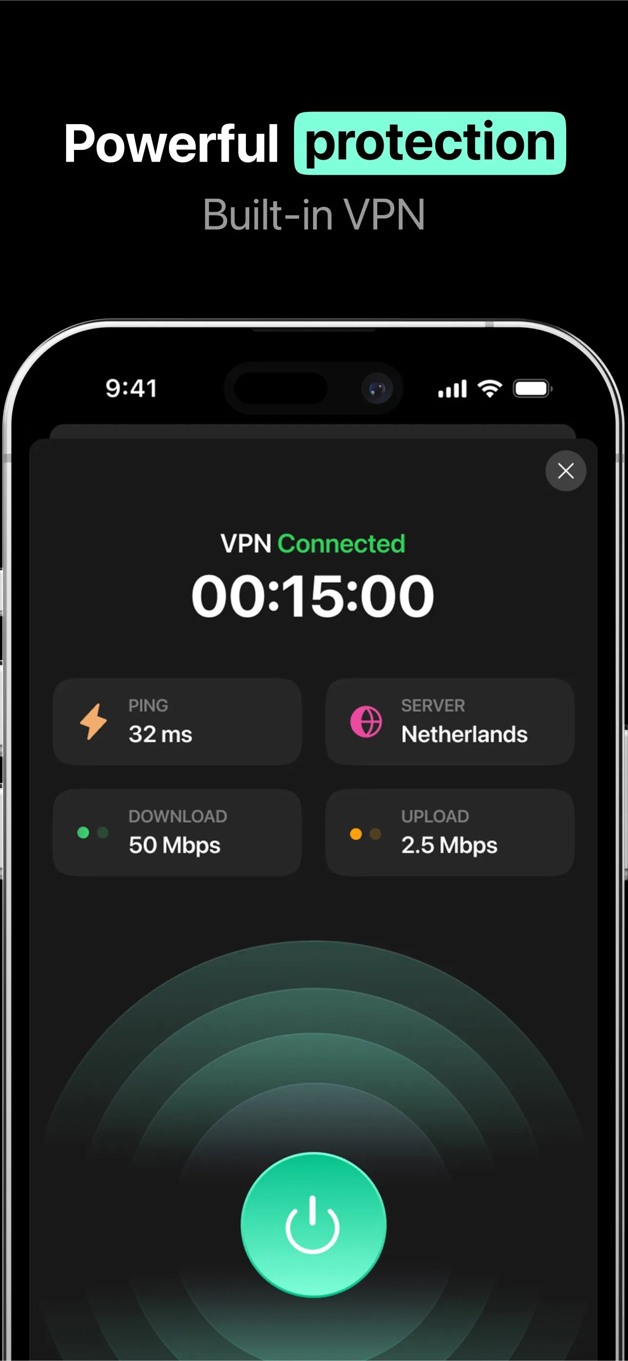 Jet browser - VPN + AdBlock iphone screenshot 2