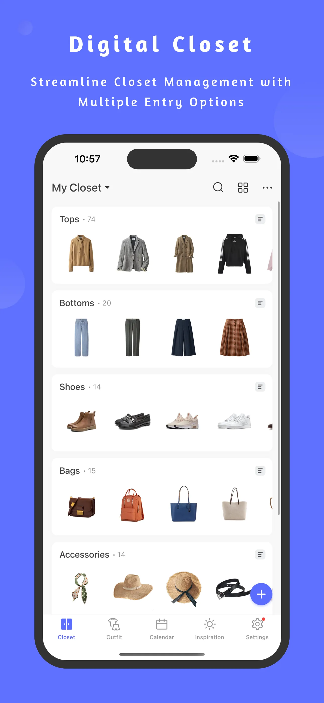 SimpleCloset: Closet Assistant iphone screenshot 1