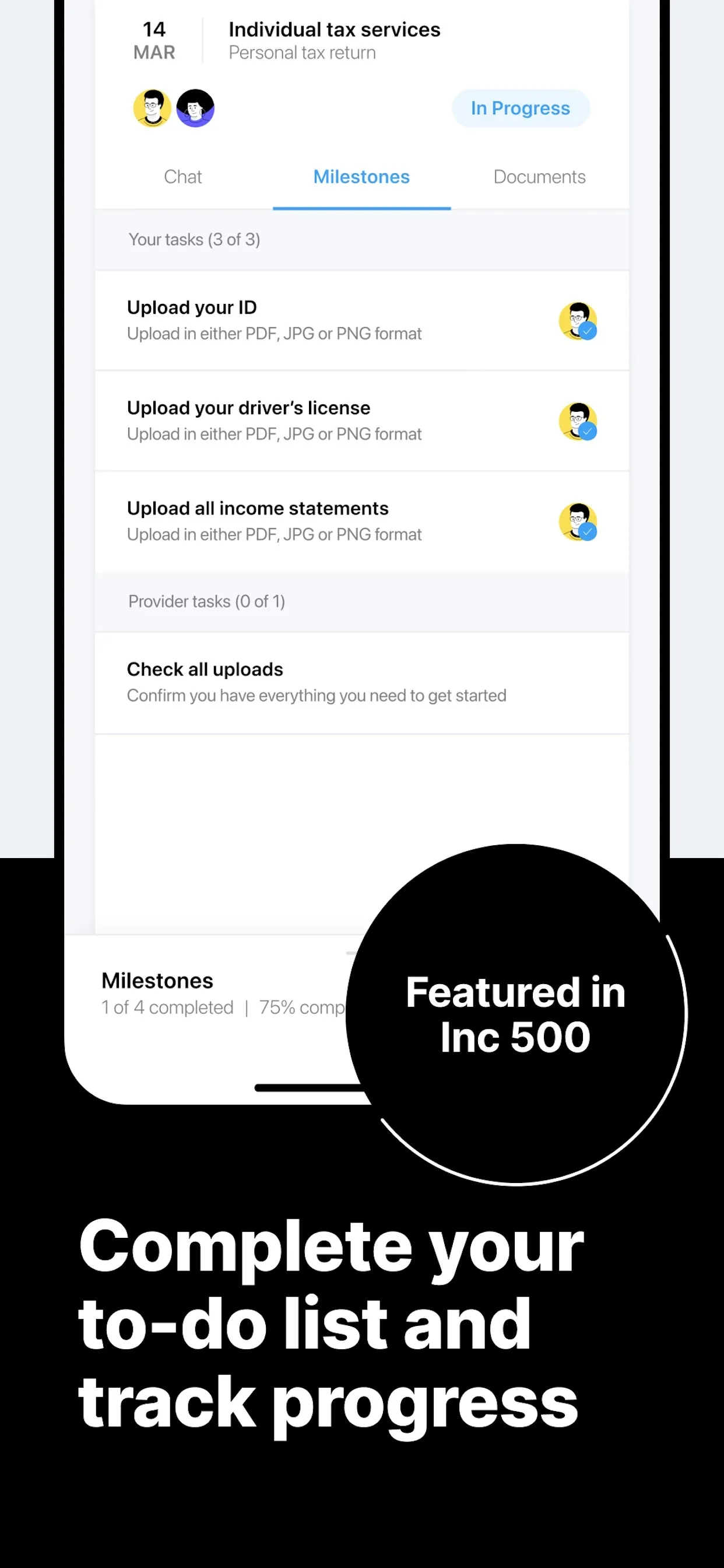 Taxfyle: Taxes Done For You iphone screenshot 4