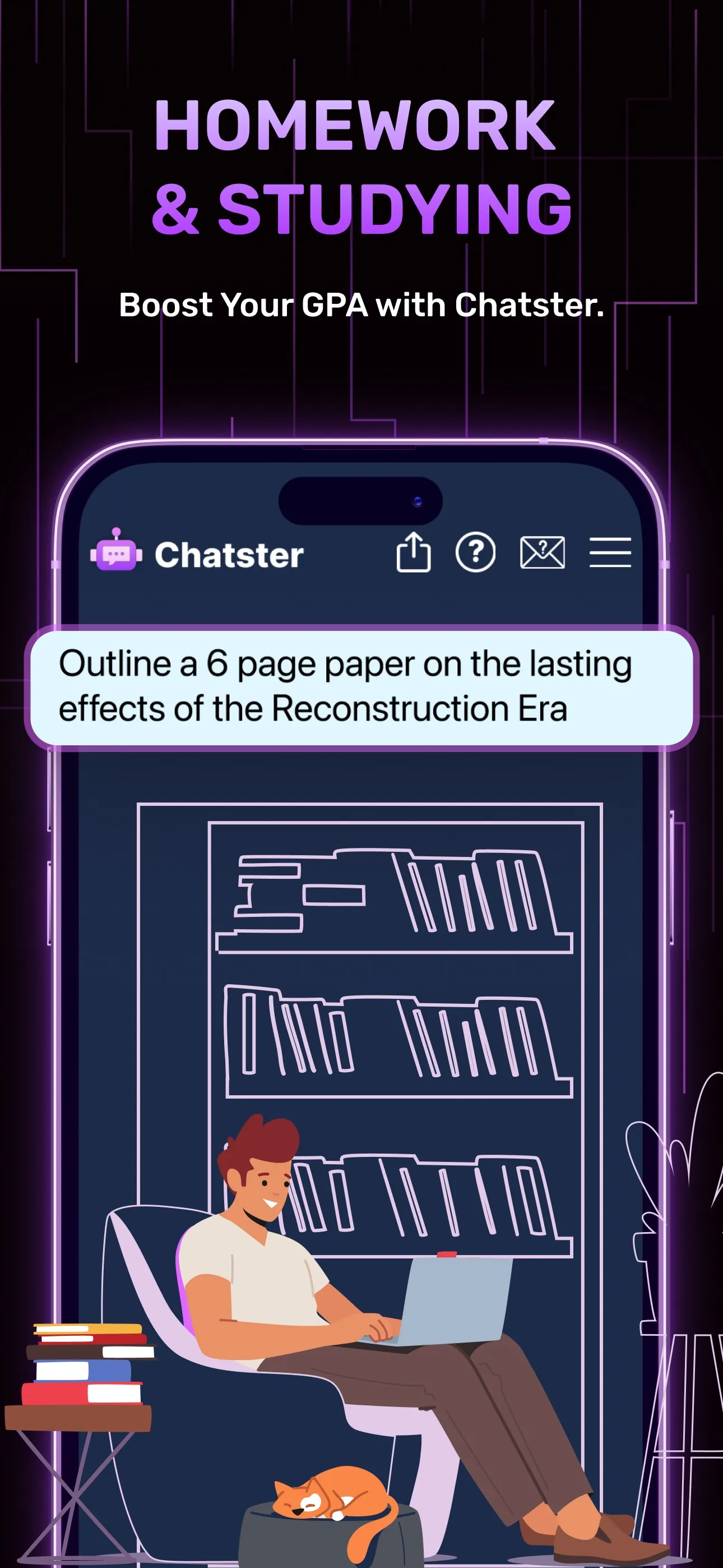 Chatster AI - Writing & Images iphone screenshot 8