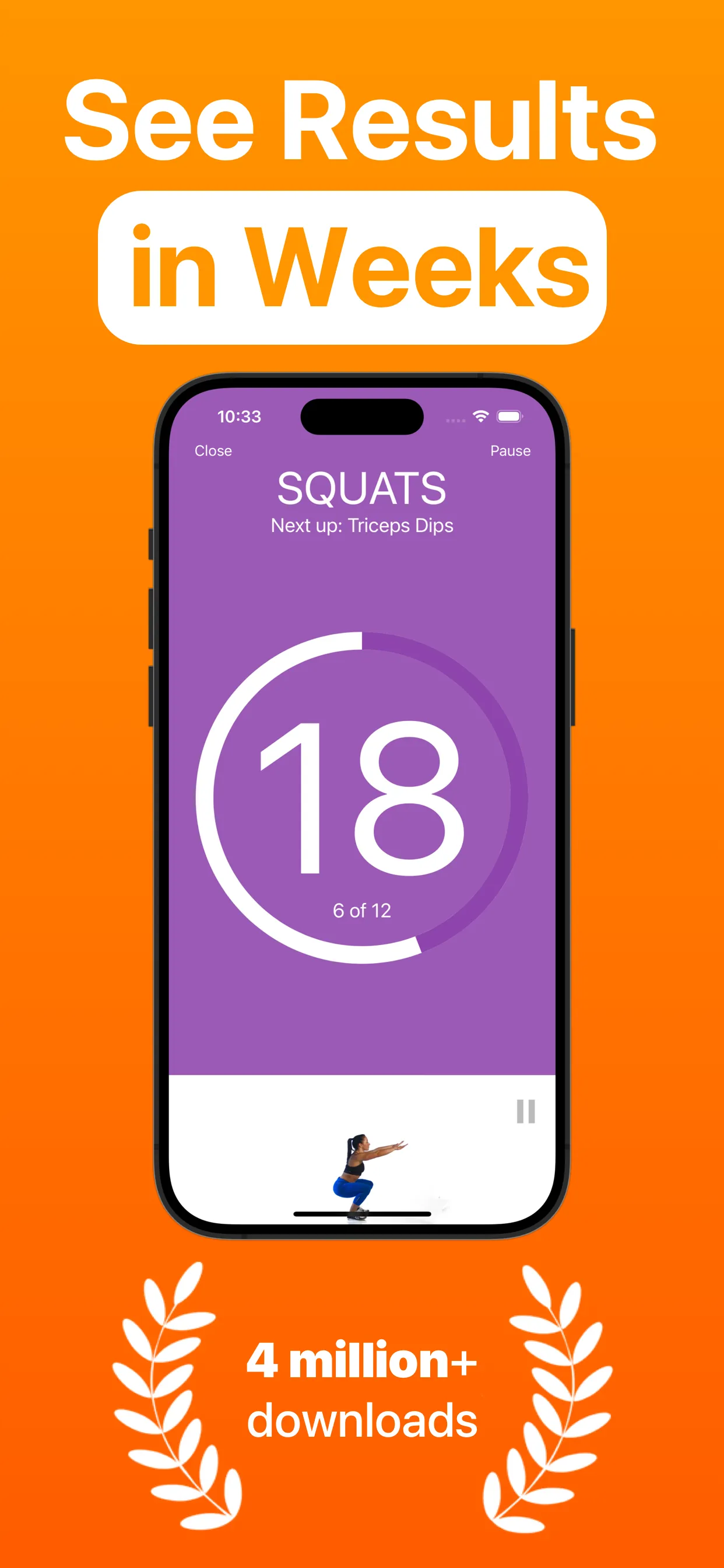 7 Minute Workout iphone screenshot 3