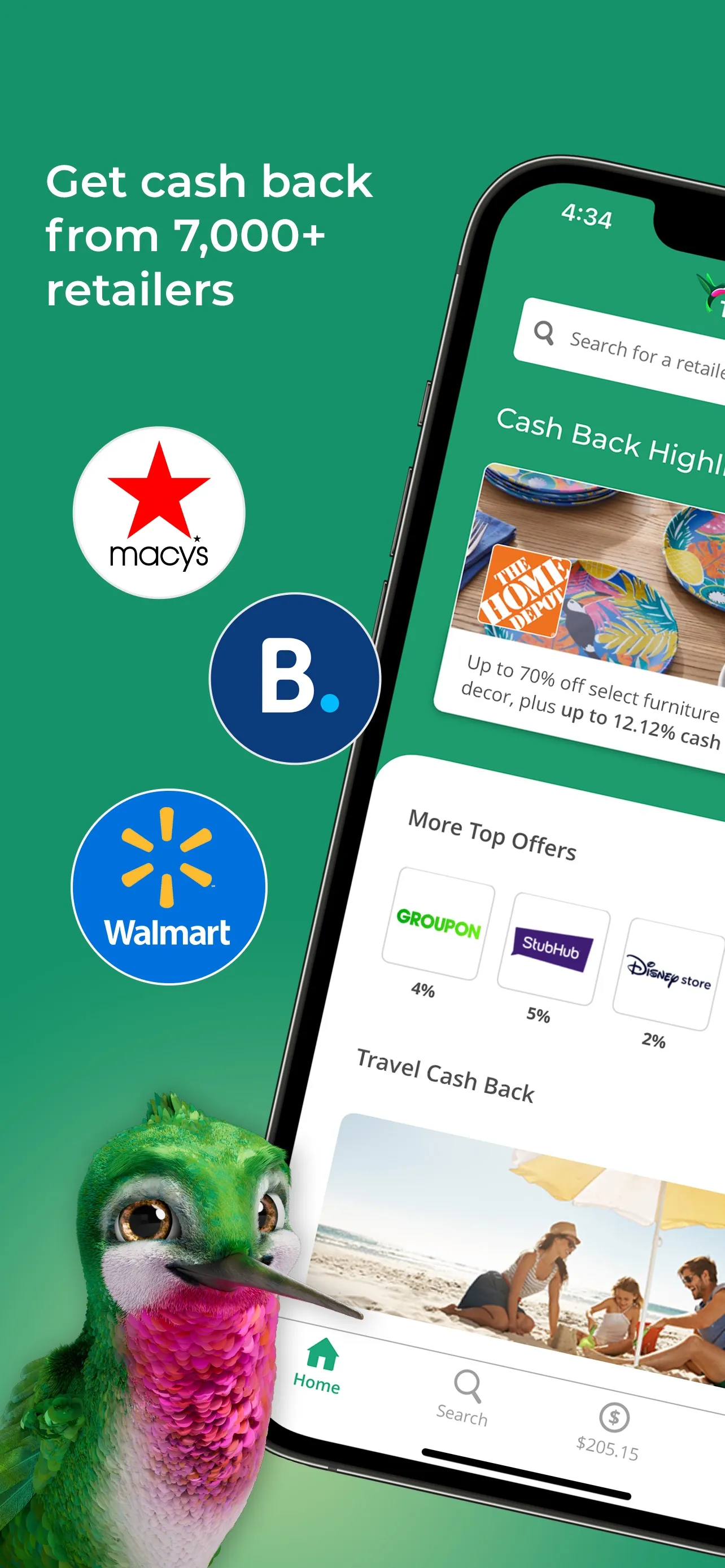 TopCashback: Cash Back & Deals iphone screenshot 1