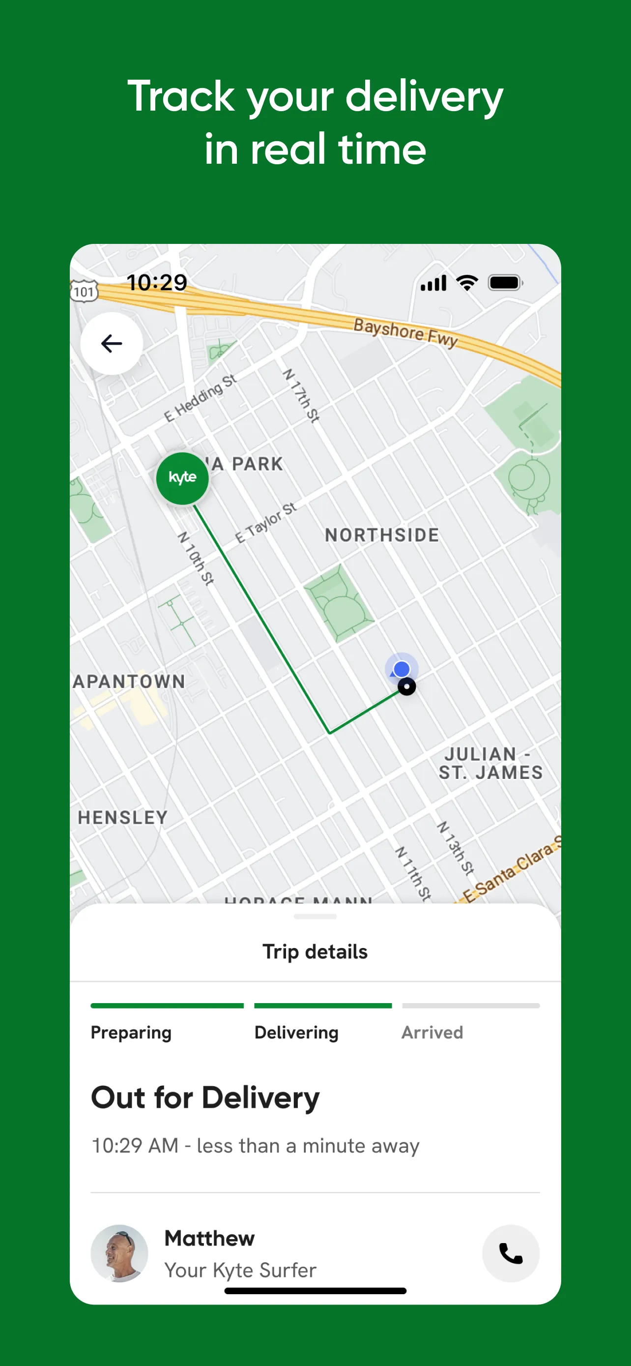 Kyte - Rental Cars, Delivered. iphone screenshot 5