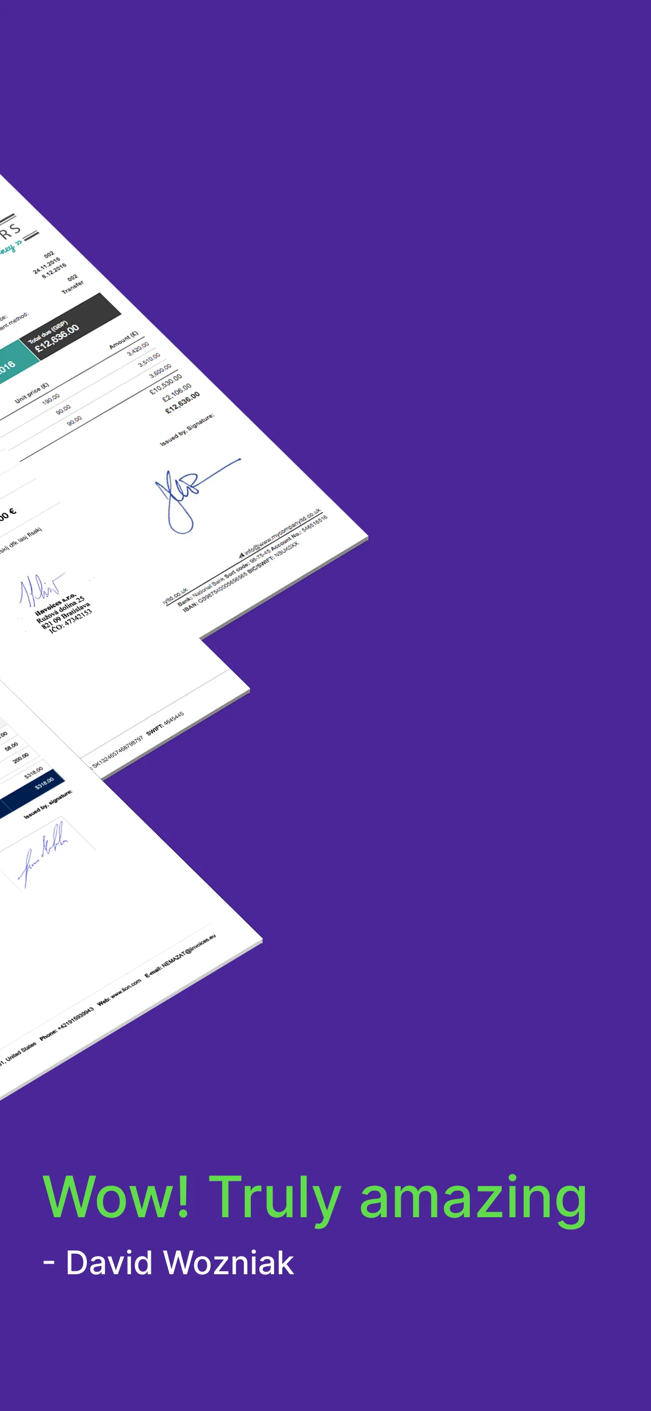 Easy Invoice Maker App iphone screenshot 3