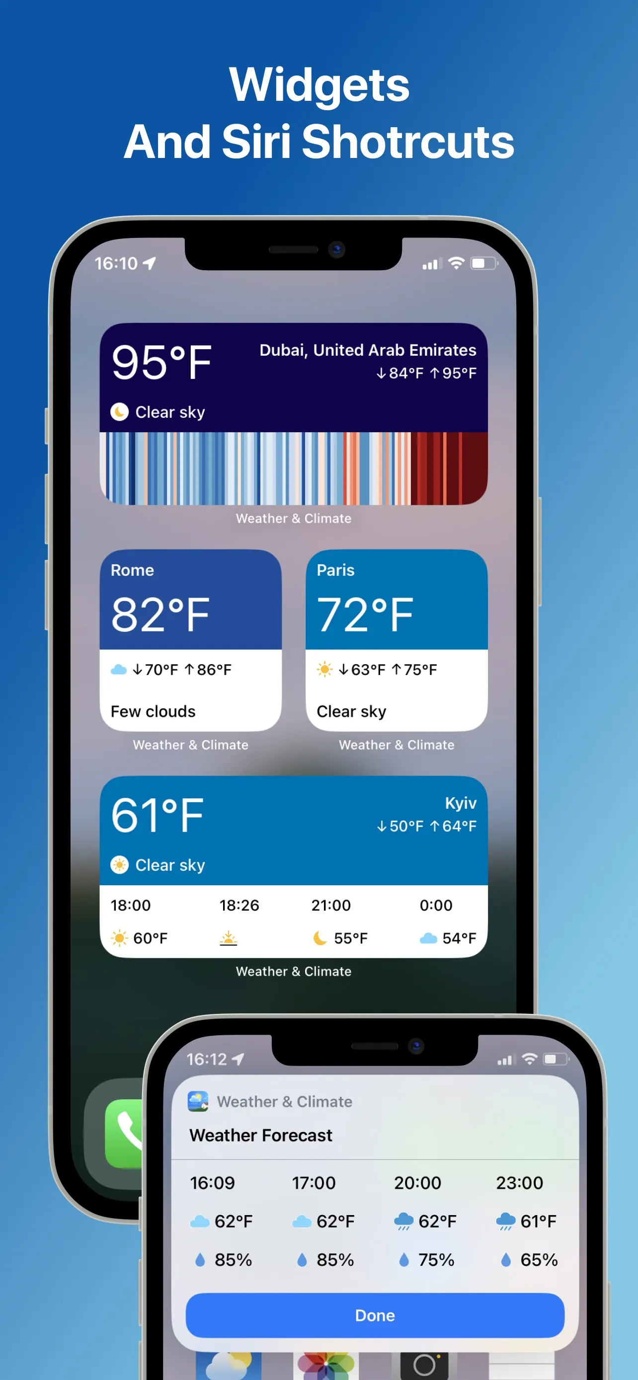 Weather and Climate Tracker iphone screenshot 4