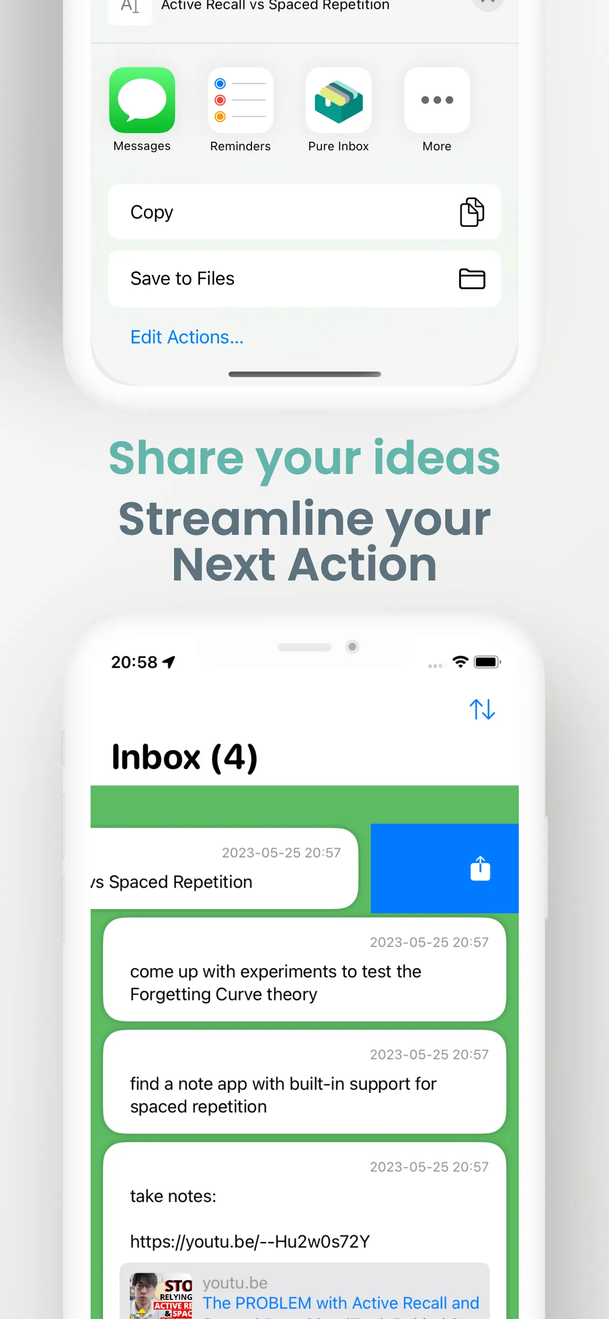 Capture & Process: GTD Inbox iphone screenshot 3