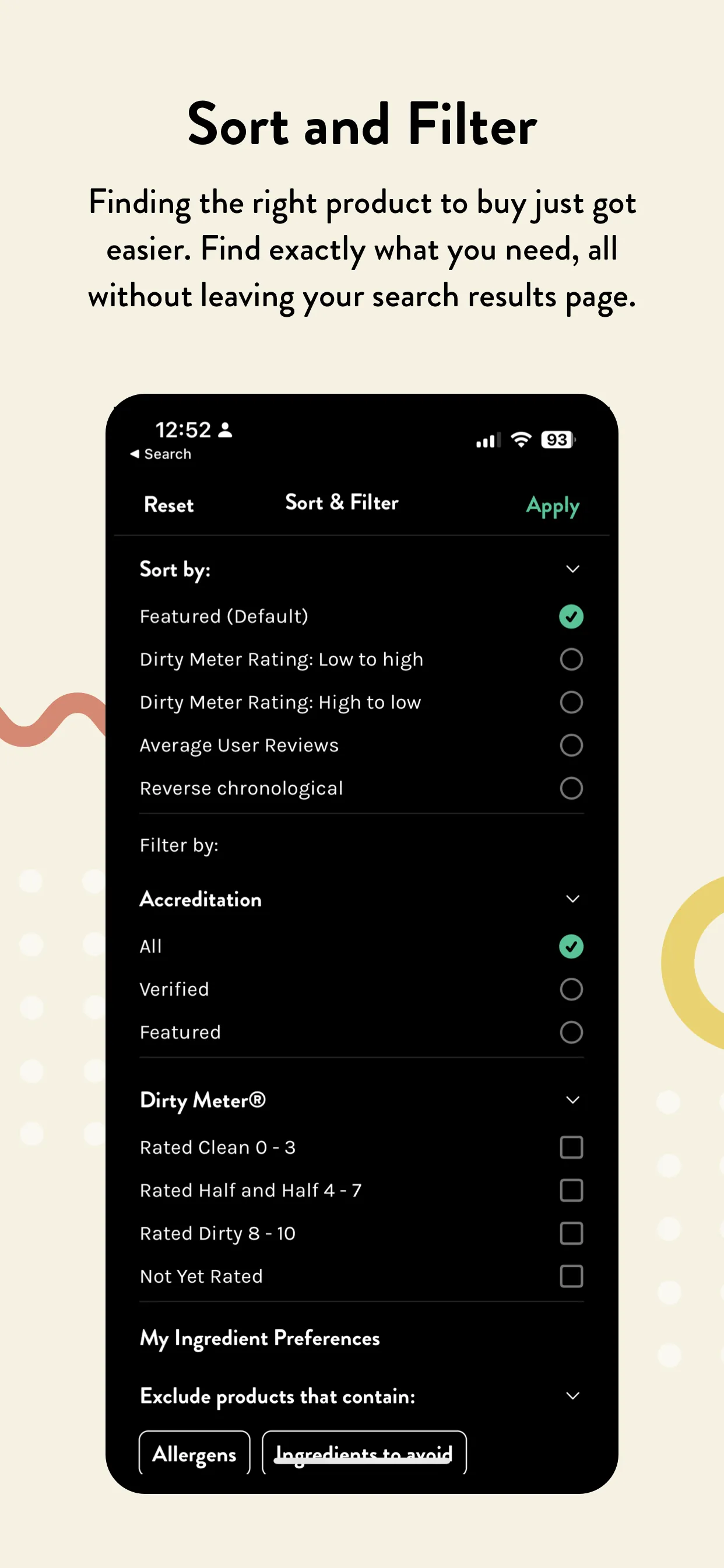 Think Dirty – Shop Clean iphone screenshot 9