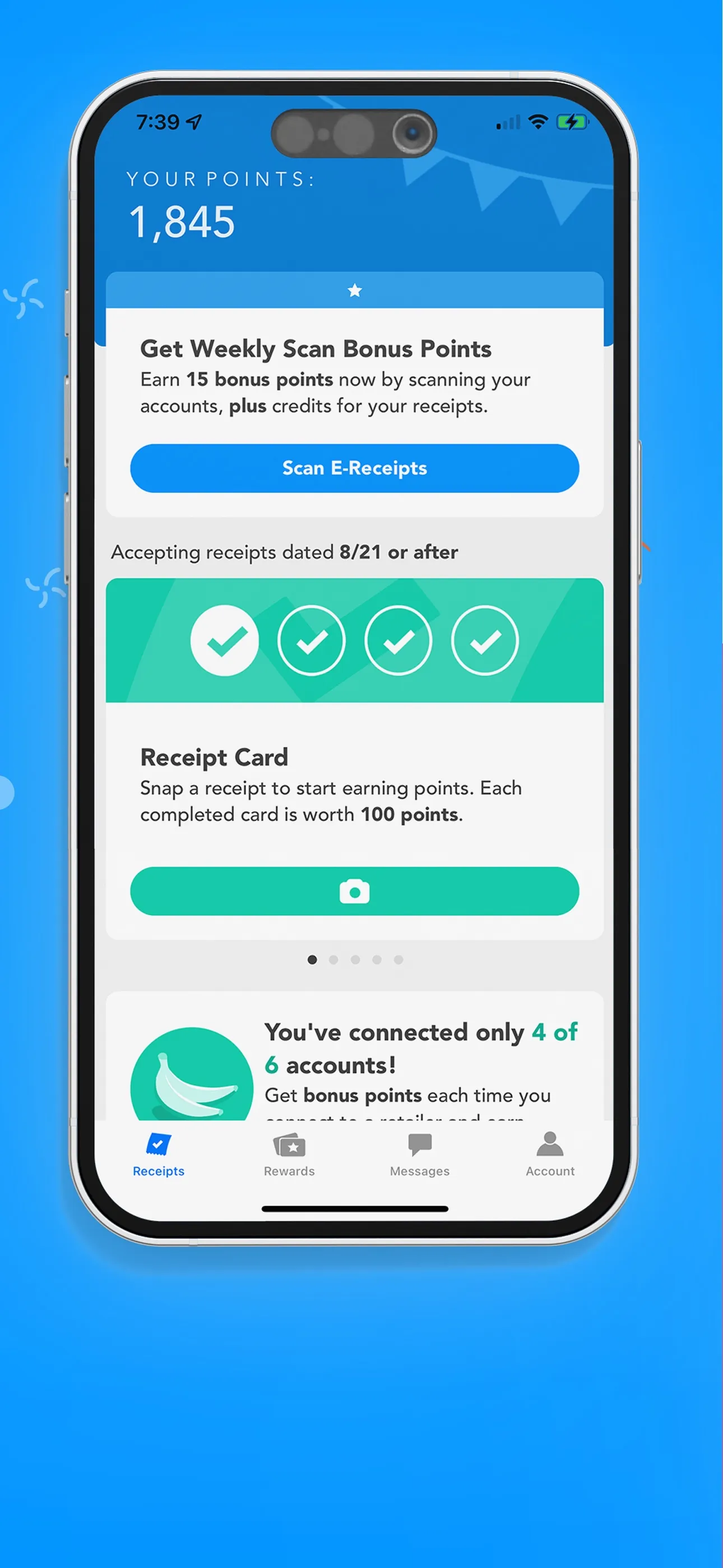 Receipt Pal: Earn Rewards App iphone screenshot 3