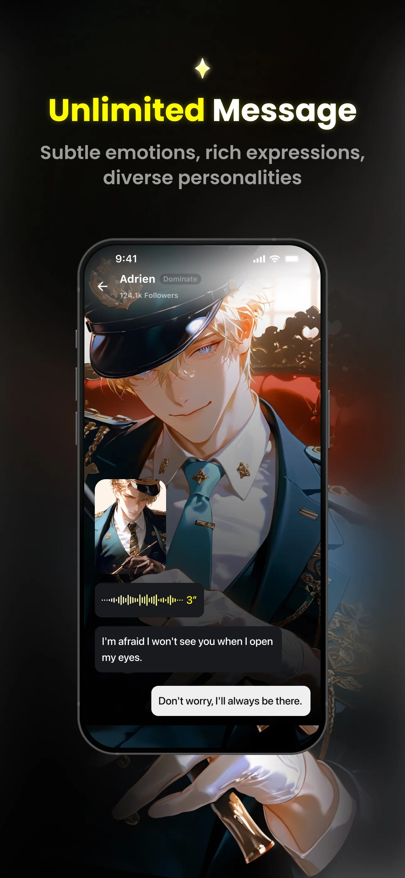 Emochi: Unlimited Chat with AI iphone screenshot 2