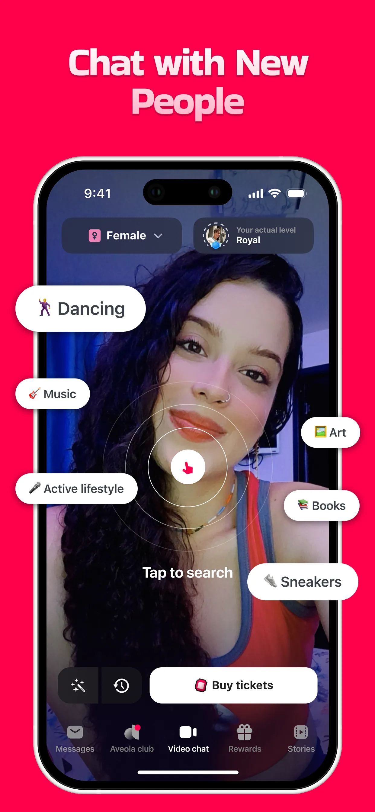 Aveola: Live Video Chat iphone screenshot 3