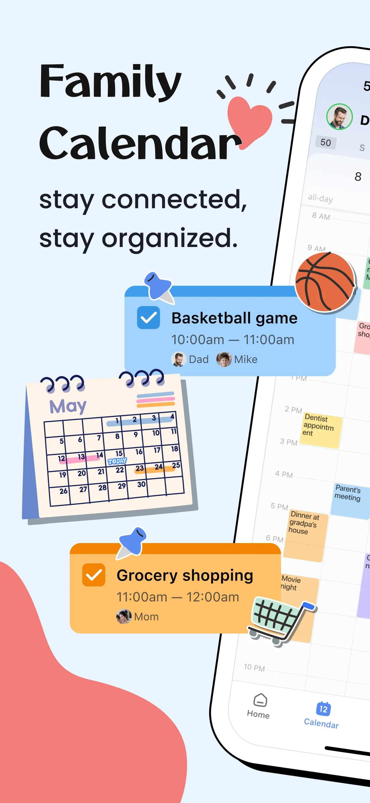 Shared Family Calendar: FamCal iphone screenshot 1