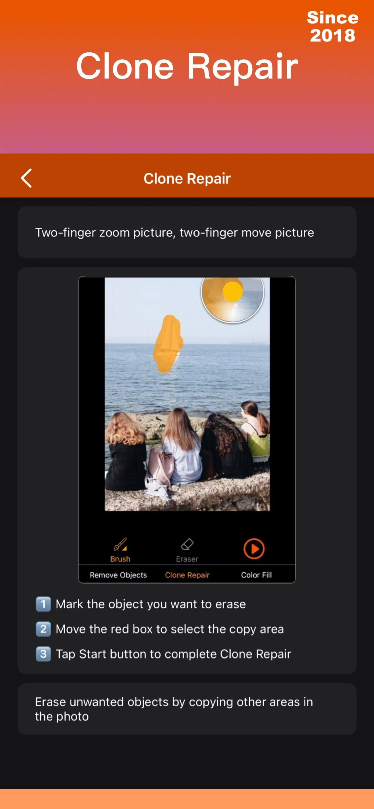 iRetouch - Photo Video Eraser iphone screenshot 3