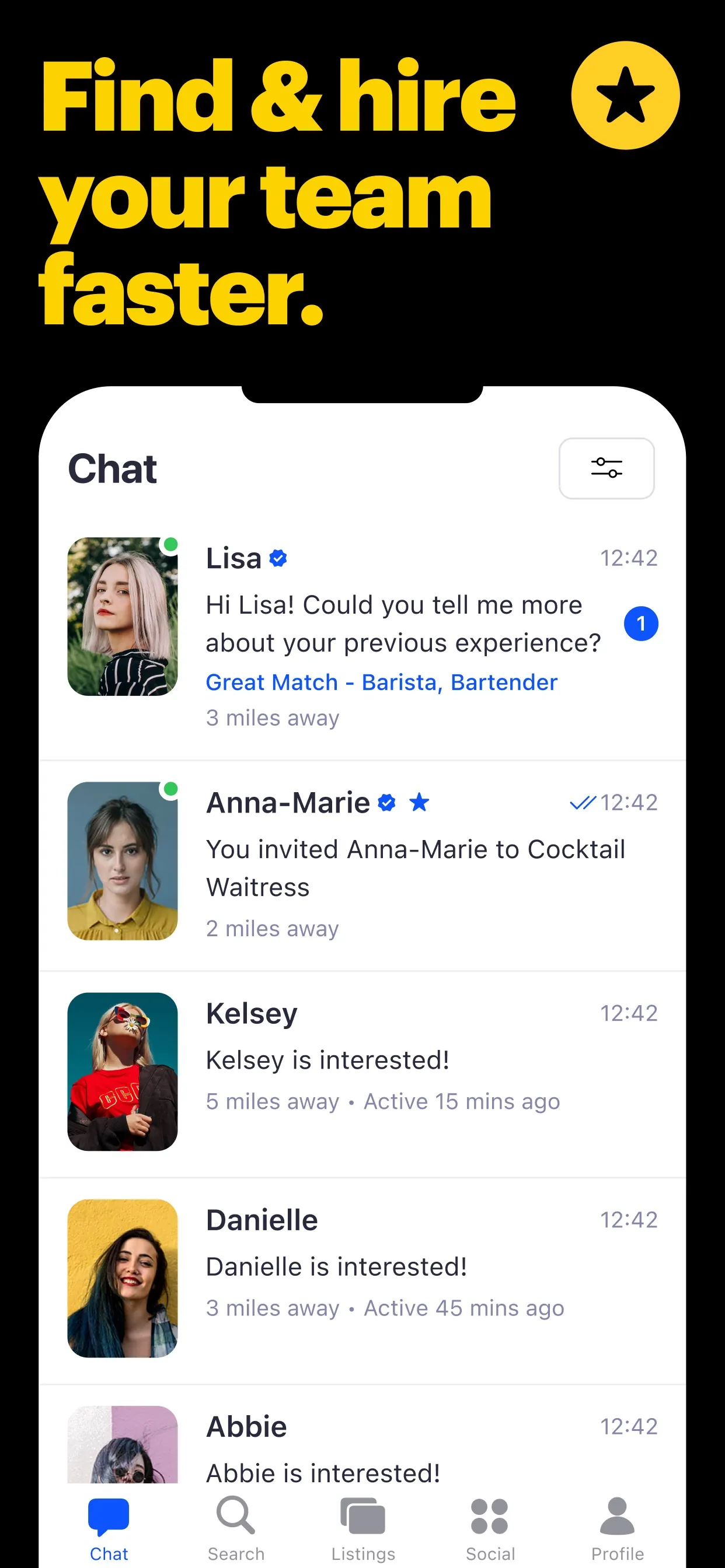 JOB TODAY: #1 Hiring App iphone screenshot 5