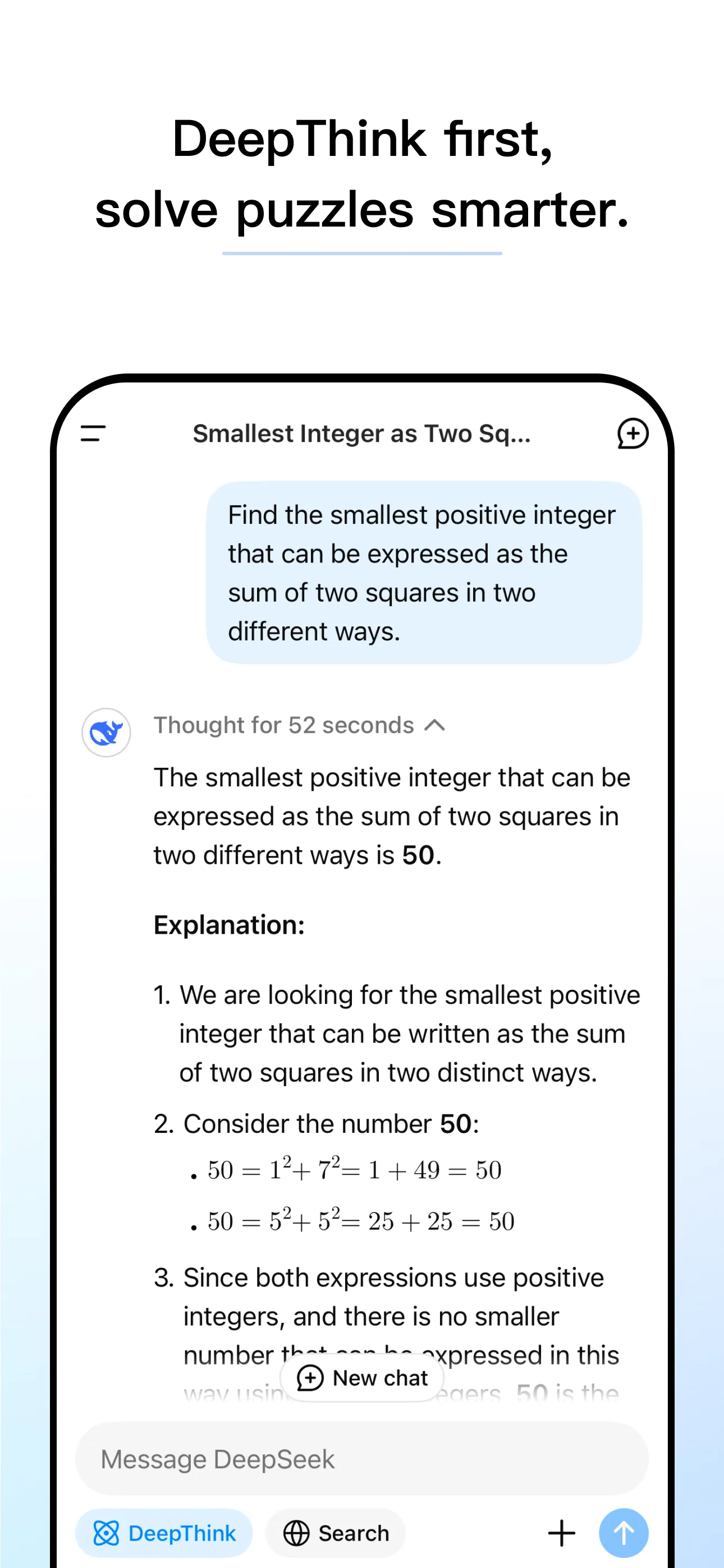 DeepSeek - AI Assistant iphone screenshot 4