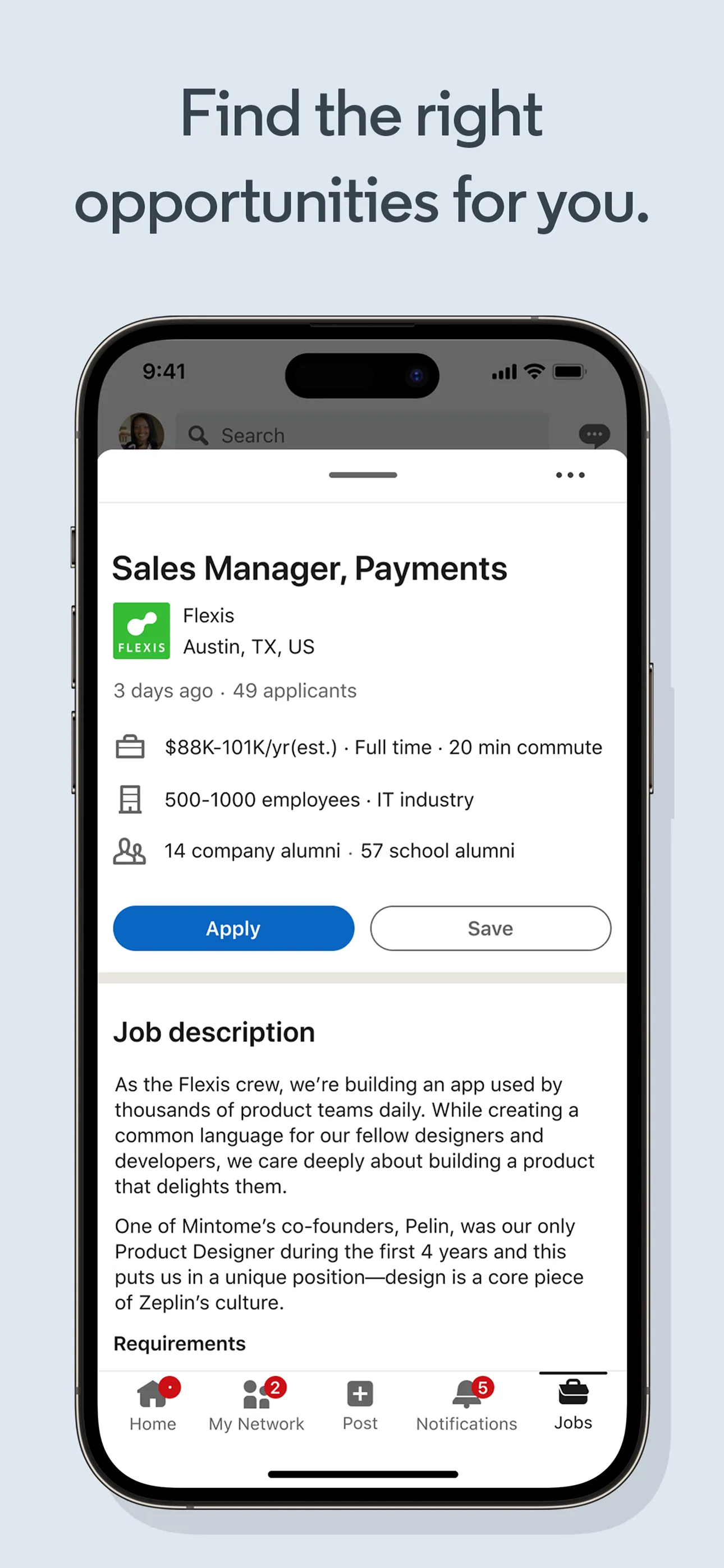 LinkedIn: Network & Job Finder iphone screenshot 2