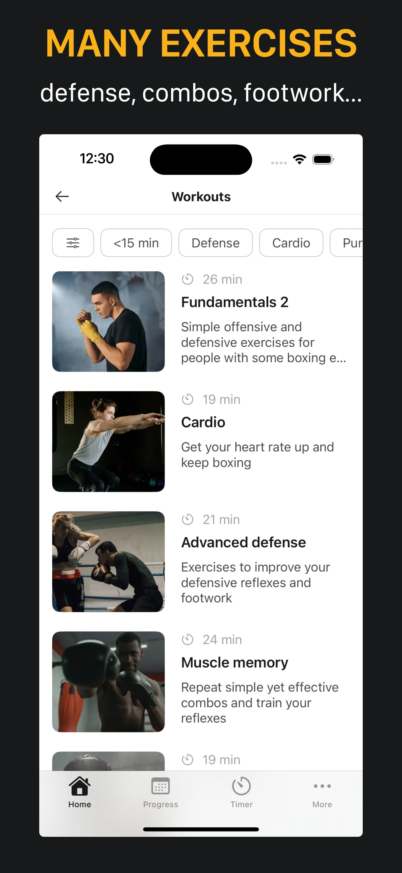 Shadow Boxing Workout App iphone screenshot 4